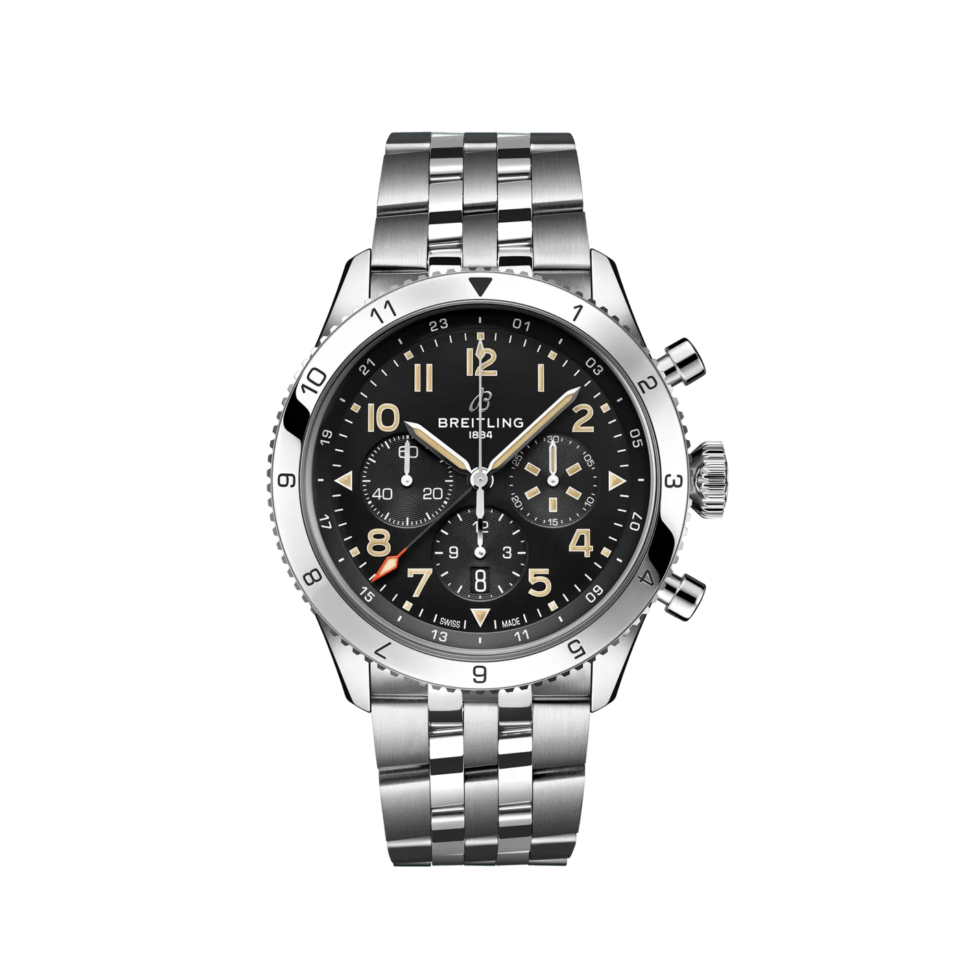 Super AVI B04 CHRONOGRAPH GMT 46 P-51 MUSTANG CLASSIC AVI Référence :  AB04453A1B1A1 -1