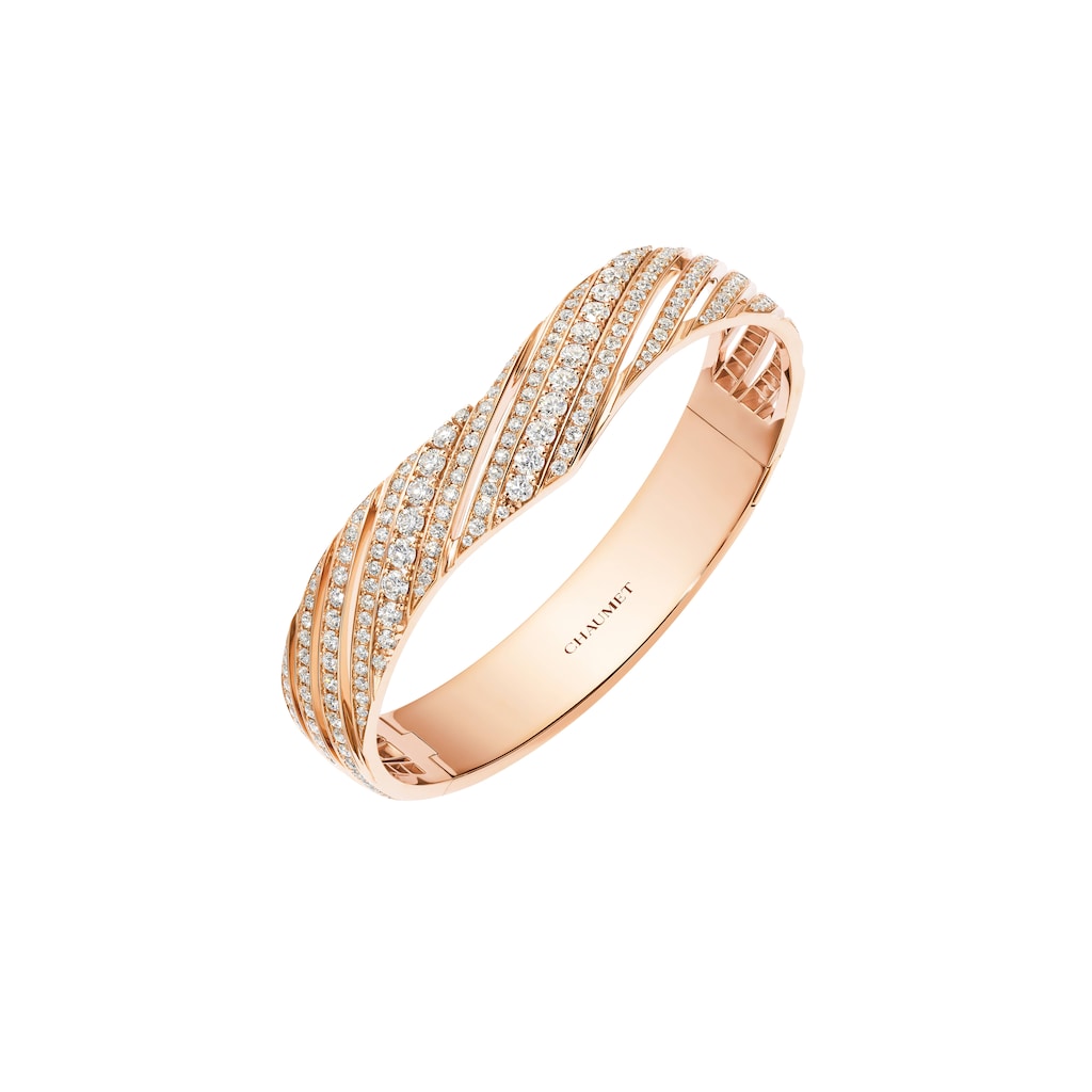 Bracelet Joséphine Aigrette                                                                                            Or rose, diamants                                          085432