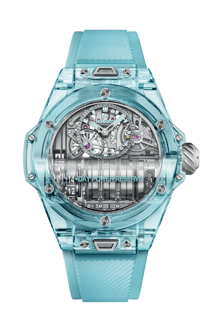 MP-11 Power Reserve 14 Days Water Blue Sapphire 45MM