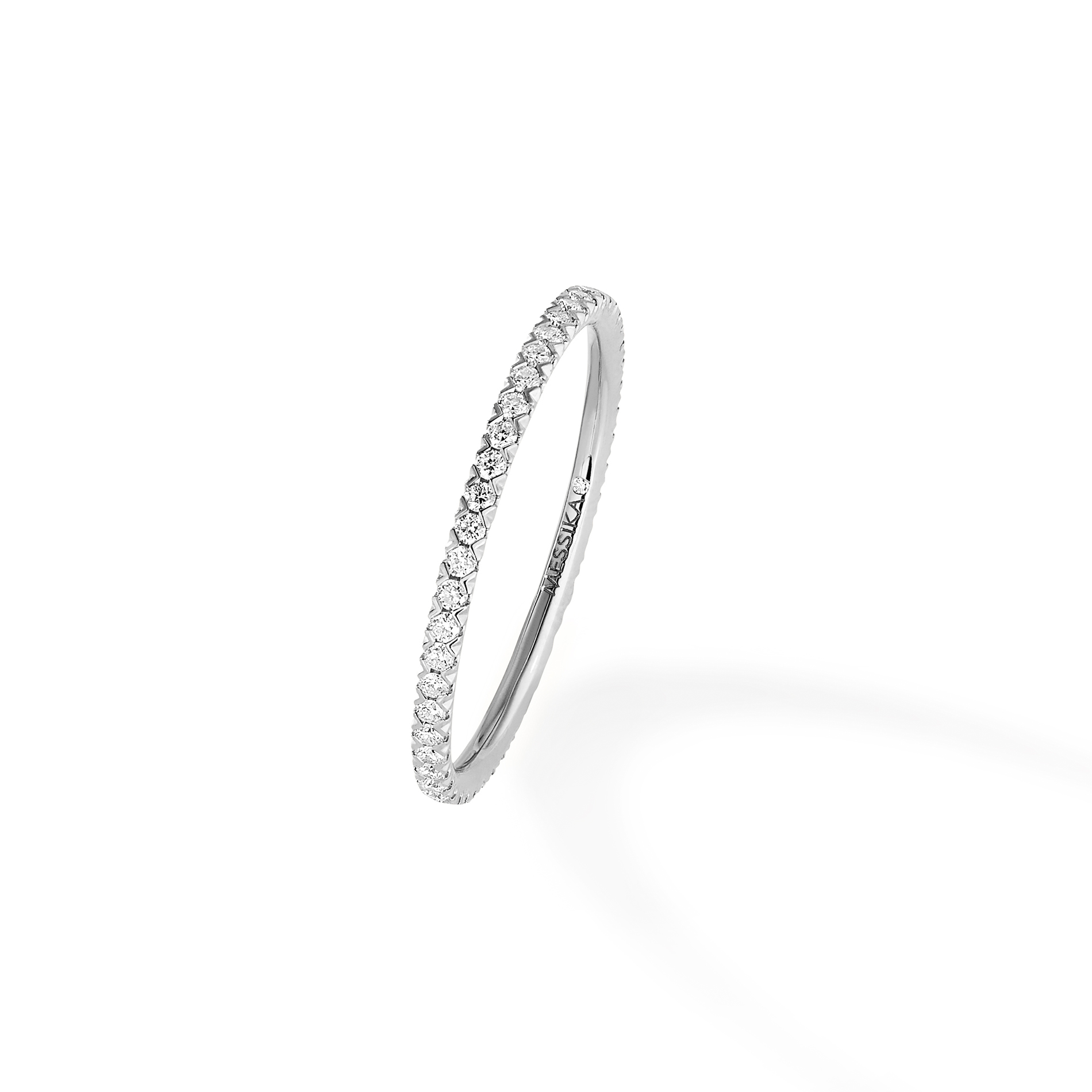 Bague Alliance Gatsby Diamant Or Blanc Gatsby Référence :  04036-WG -1