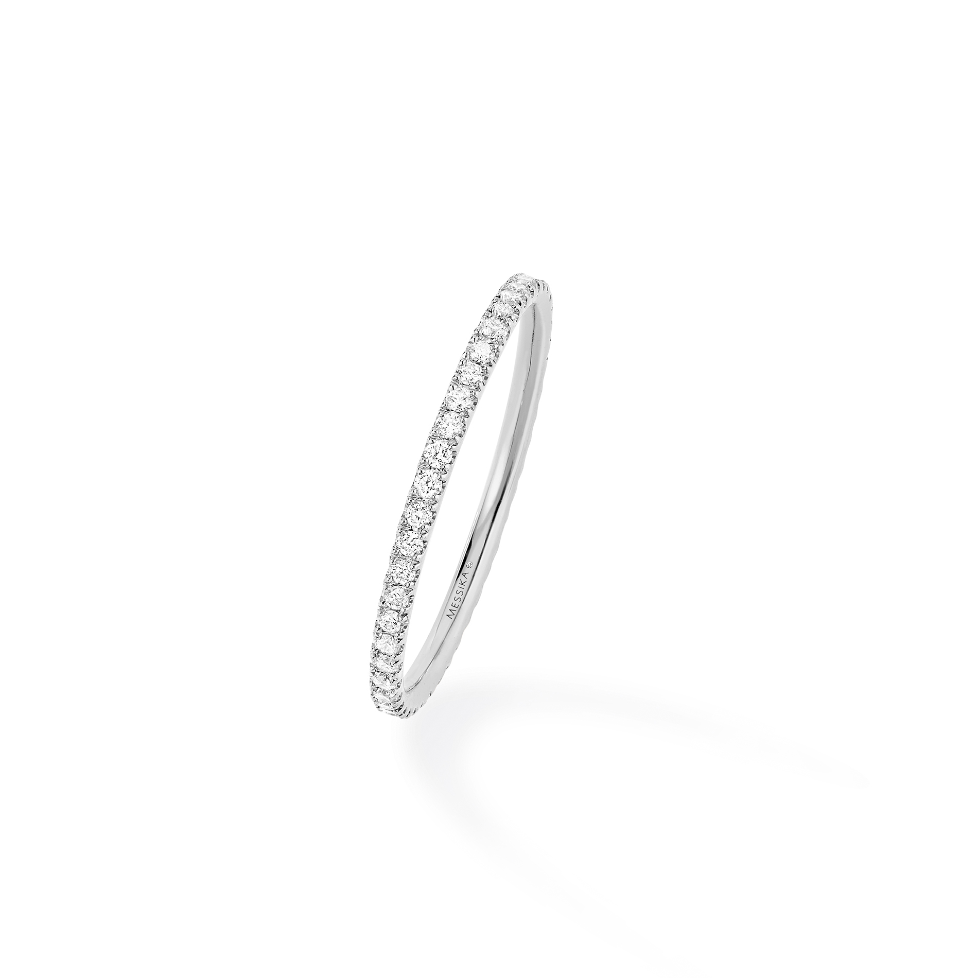 Bague Alliance Gatsby XS Diamant Or Blanc Gatsby Référence :  05064-WG -1