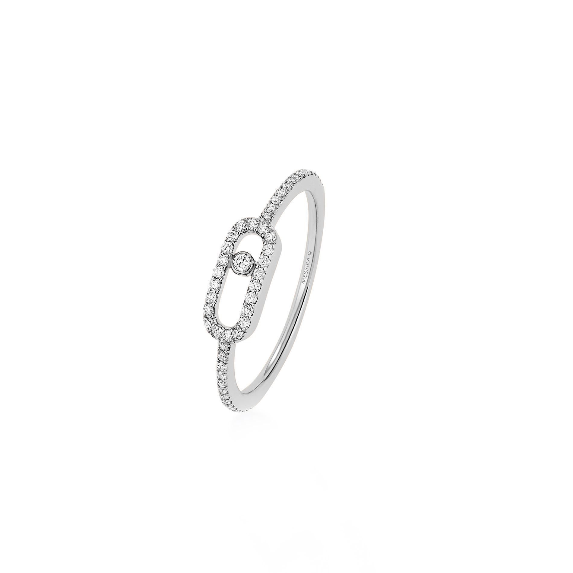 Bague Diamant Or Blanc