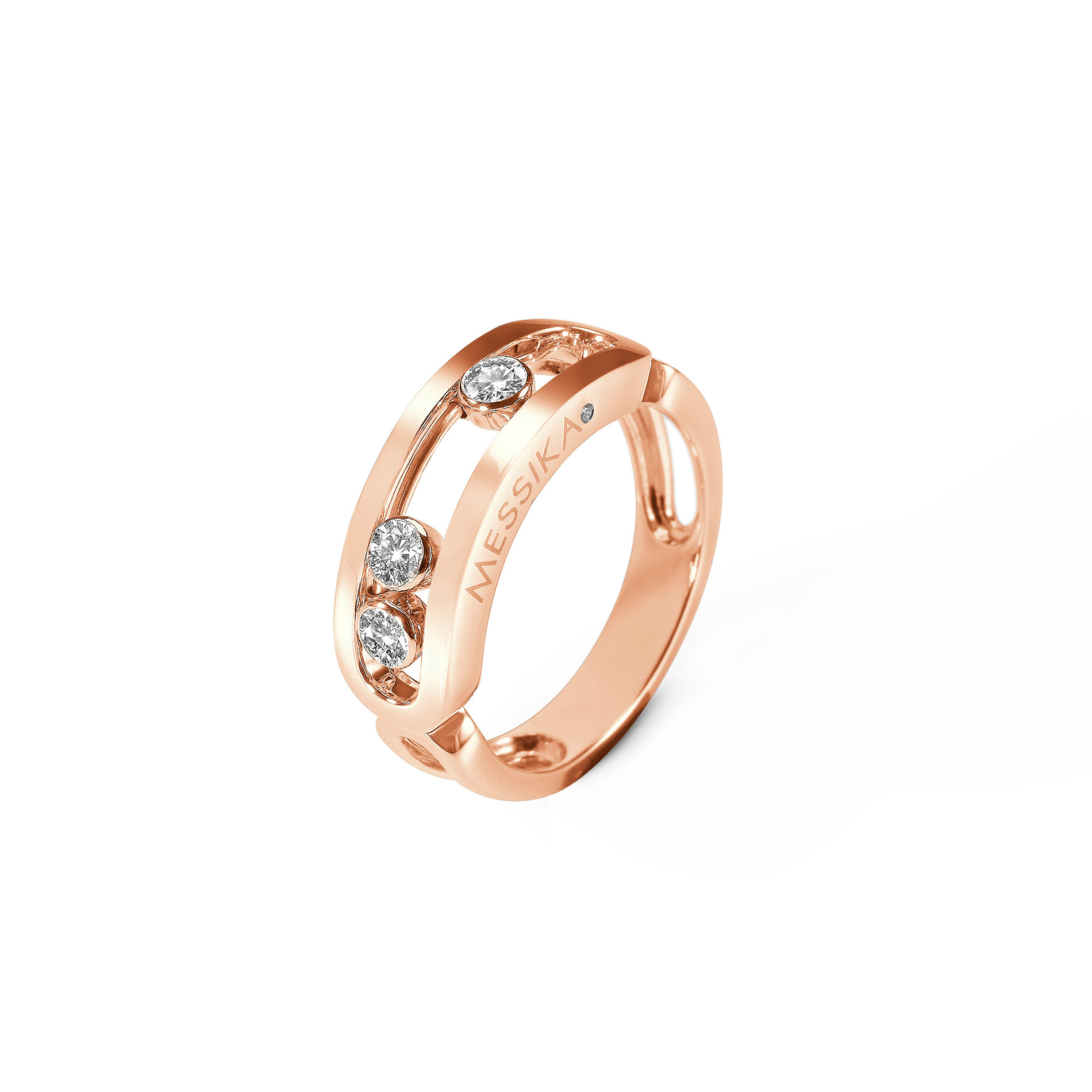 Bague Diamant Or Rose