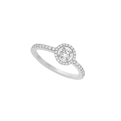 BAGUE DIAMANT OR BLANC SOLITAIRE M-LOVE BRILLANT 0,30CT G/VS2 Mariage By Messika  Référence :  08154-wg -1