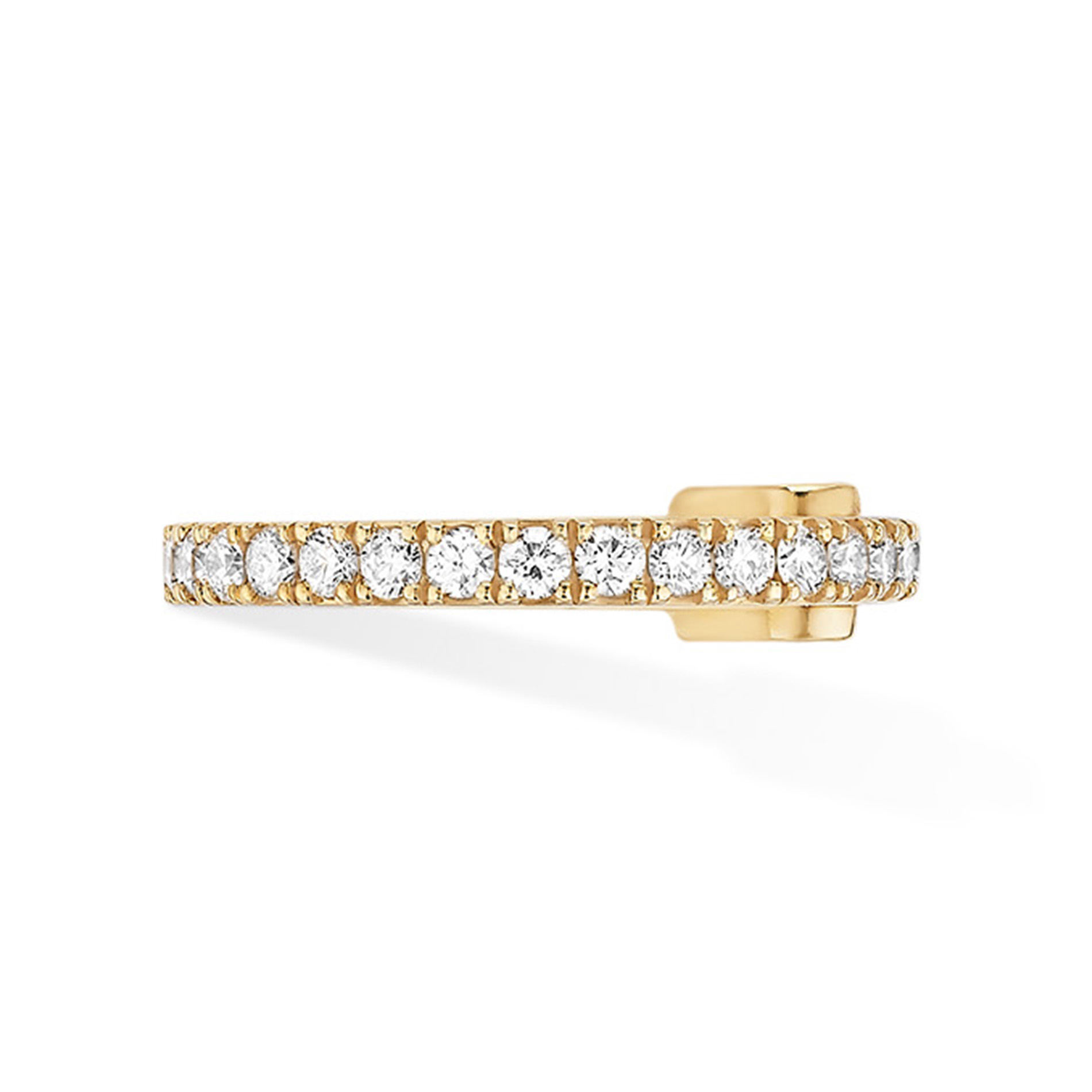 Boucles d'oreilles Diamant Or Jaune Gatsby Référence :  10031-YG -1