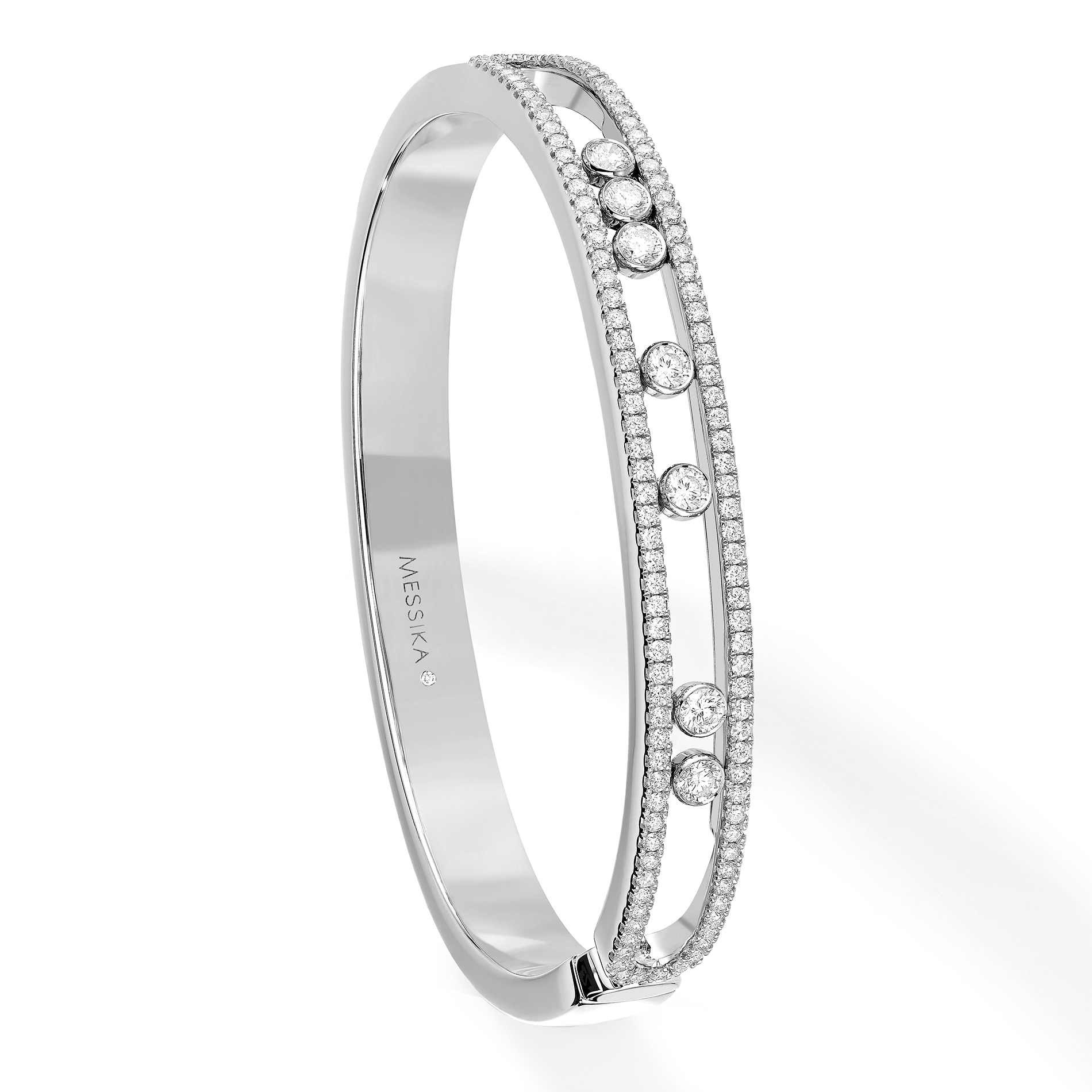 Bracelet Diamant Or Blanc Move Joaillerie Référence :  03881-WG -1