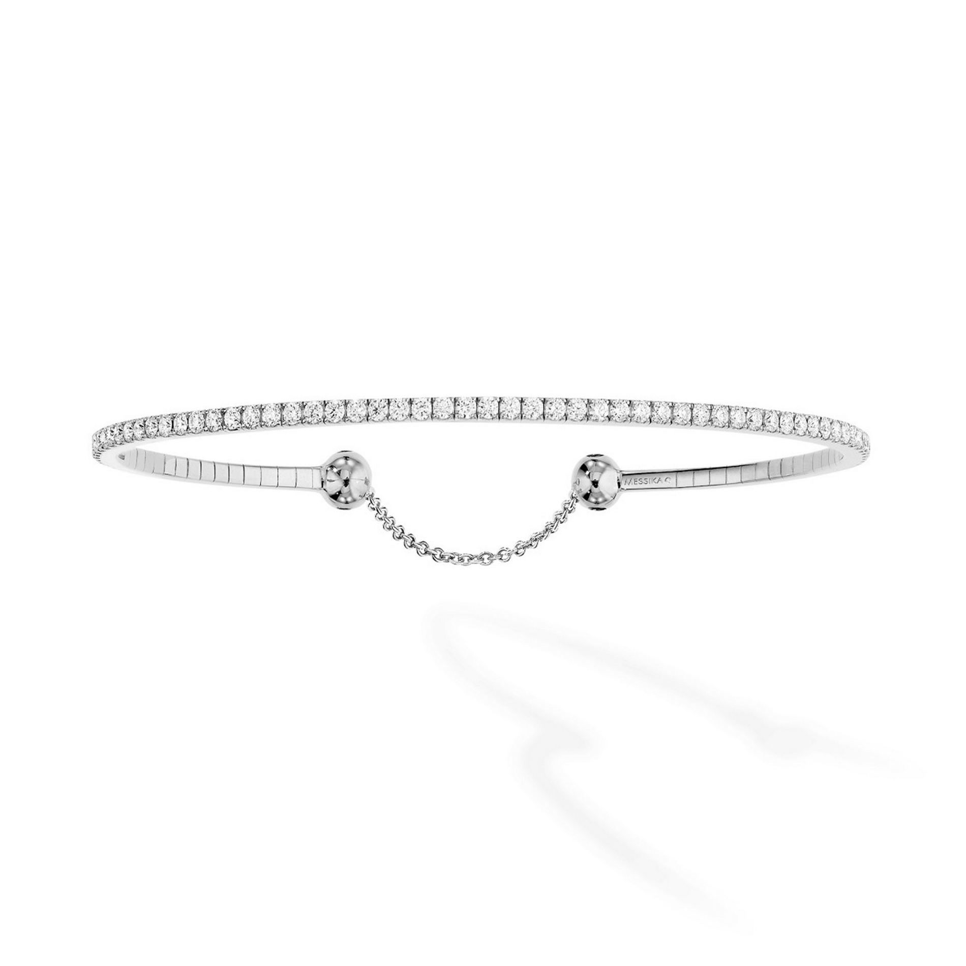 Bracelet Skinny 1,6ct Diamant Or Blanc