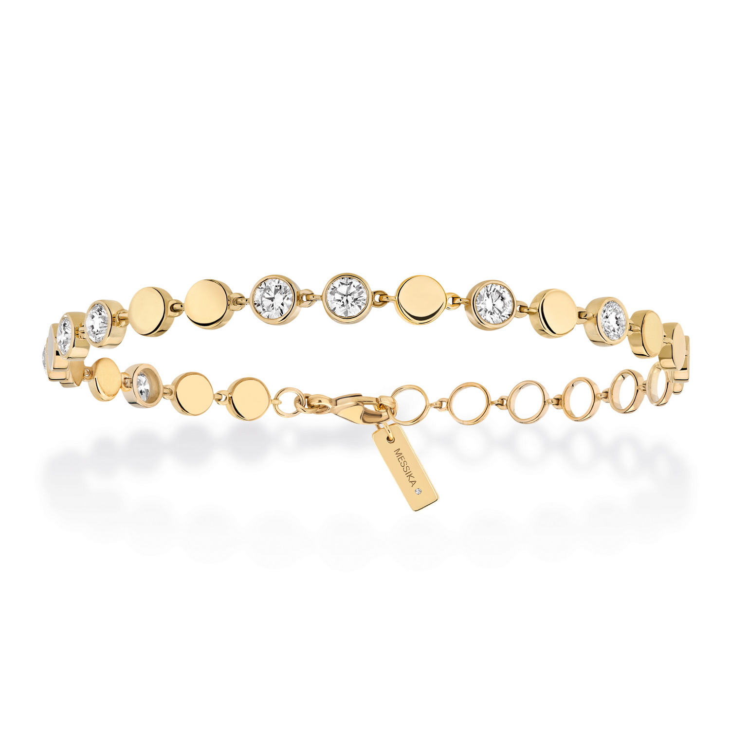 Bracelet D-Vibes MM Diamant Or Jaune