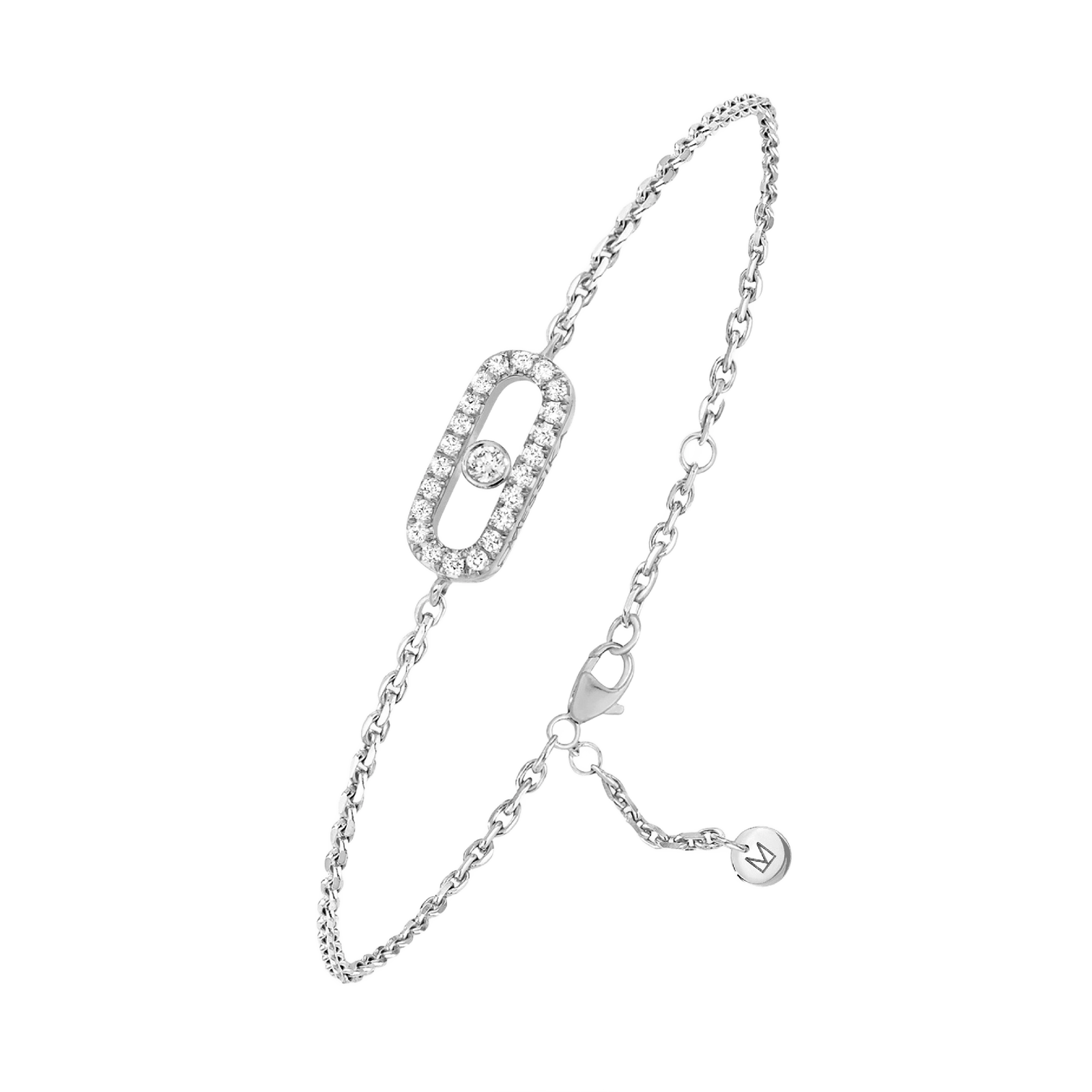Bracelet Messika CARE(S) Pavé Diamant Or Blanc