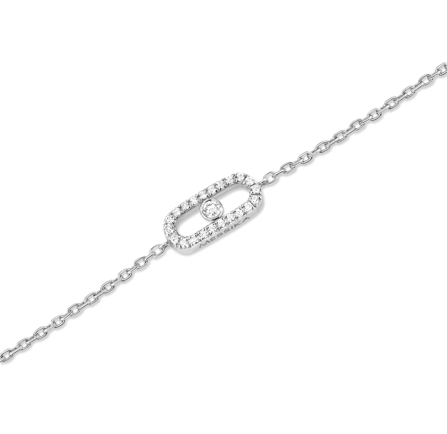 Bracelet Messika CARE(S) Pavé Diamant Or Blanc Messika CARE(S) Référence :  12075-WG -2