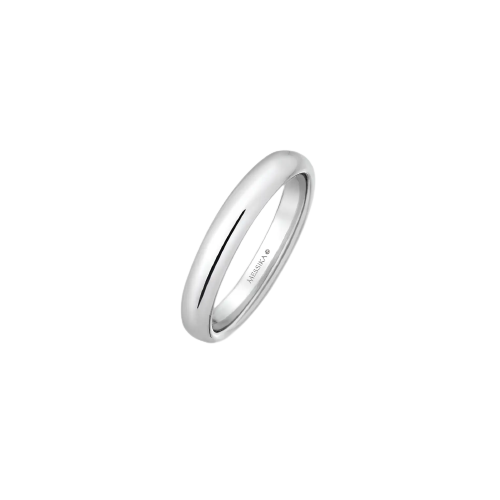 BAGUE OR BLANC ALLIANCE JONC