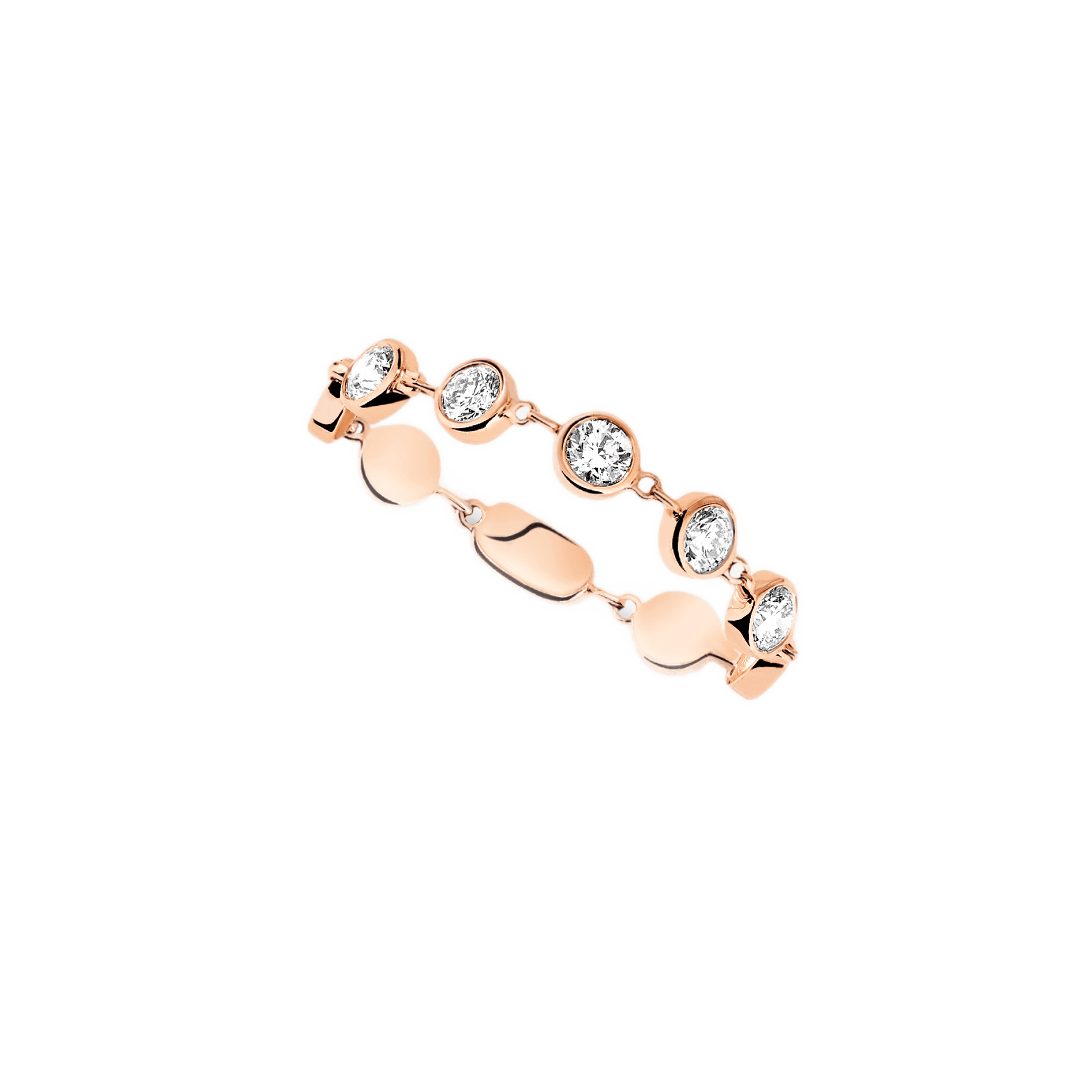 Bague diamant Or rose D-vibes PM