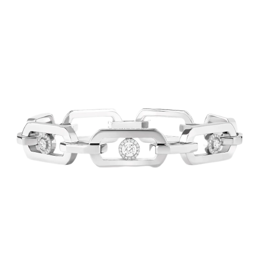 BRACELET DIAMANT OR BLANC SO MOVE XL