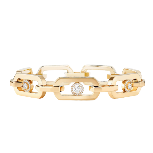 Bracelet So Move XL Diamant Or Jaune