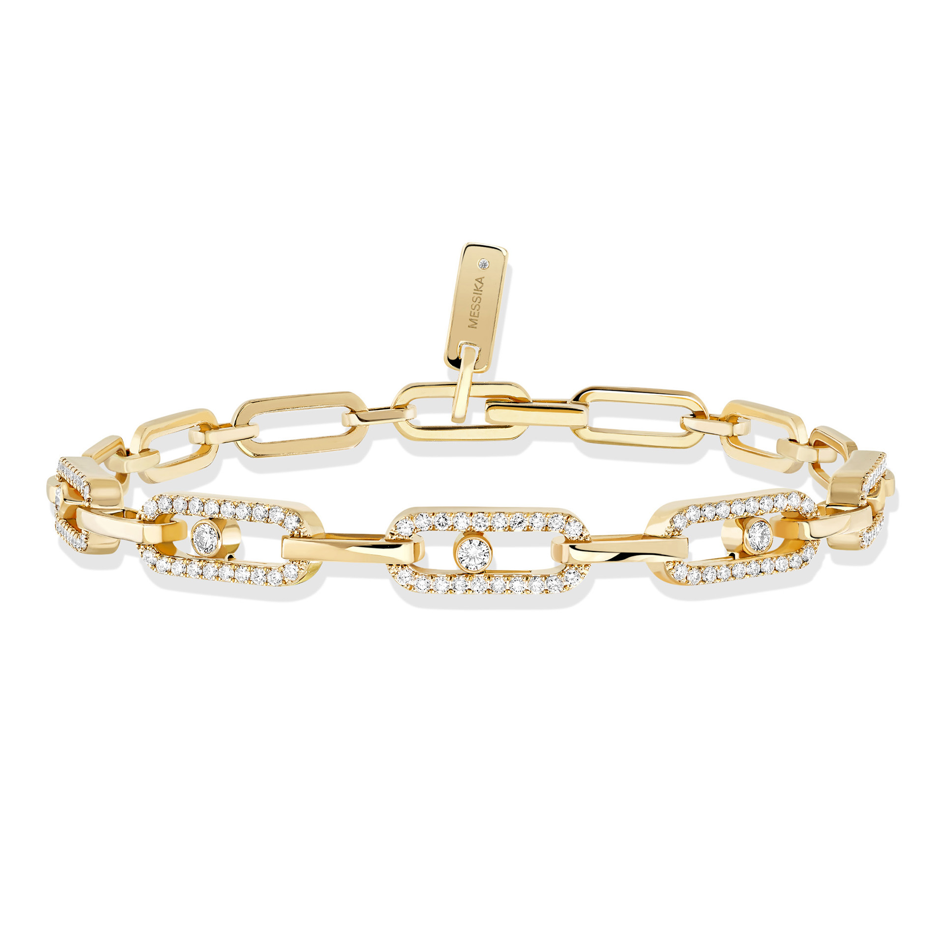 Bracelet Move Link Multi Diamant Or Jaune