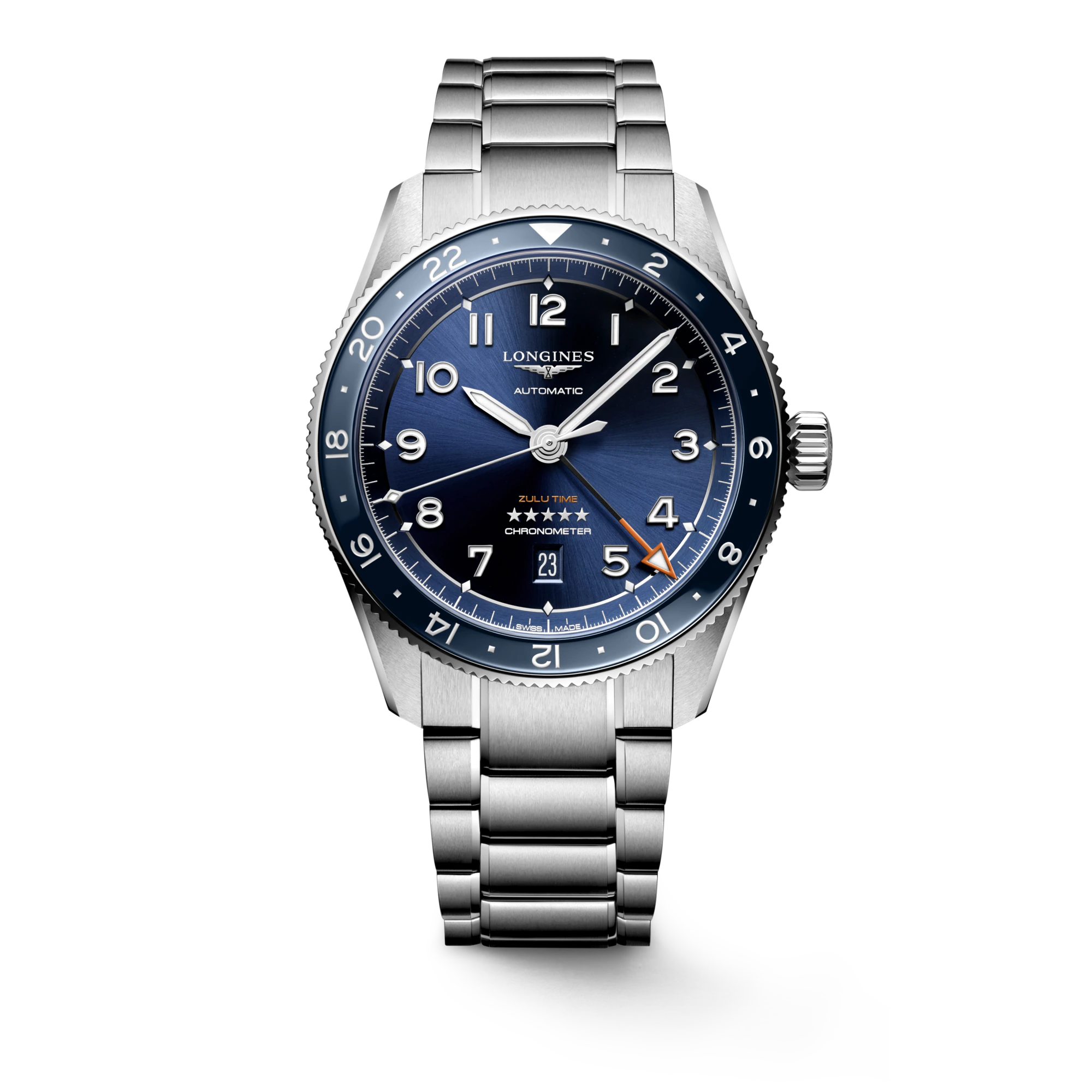 Longines Spirit Zulu Time Sport Référence :  L3.812.4.93.6 -1