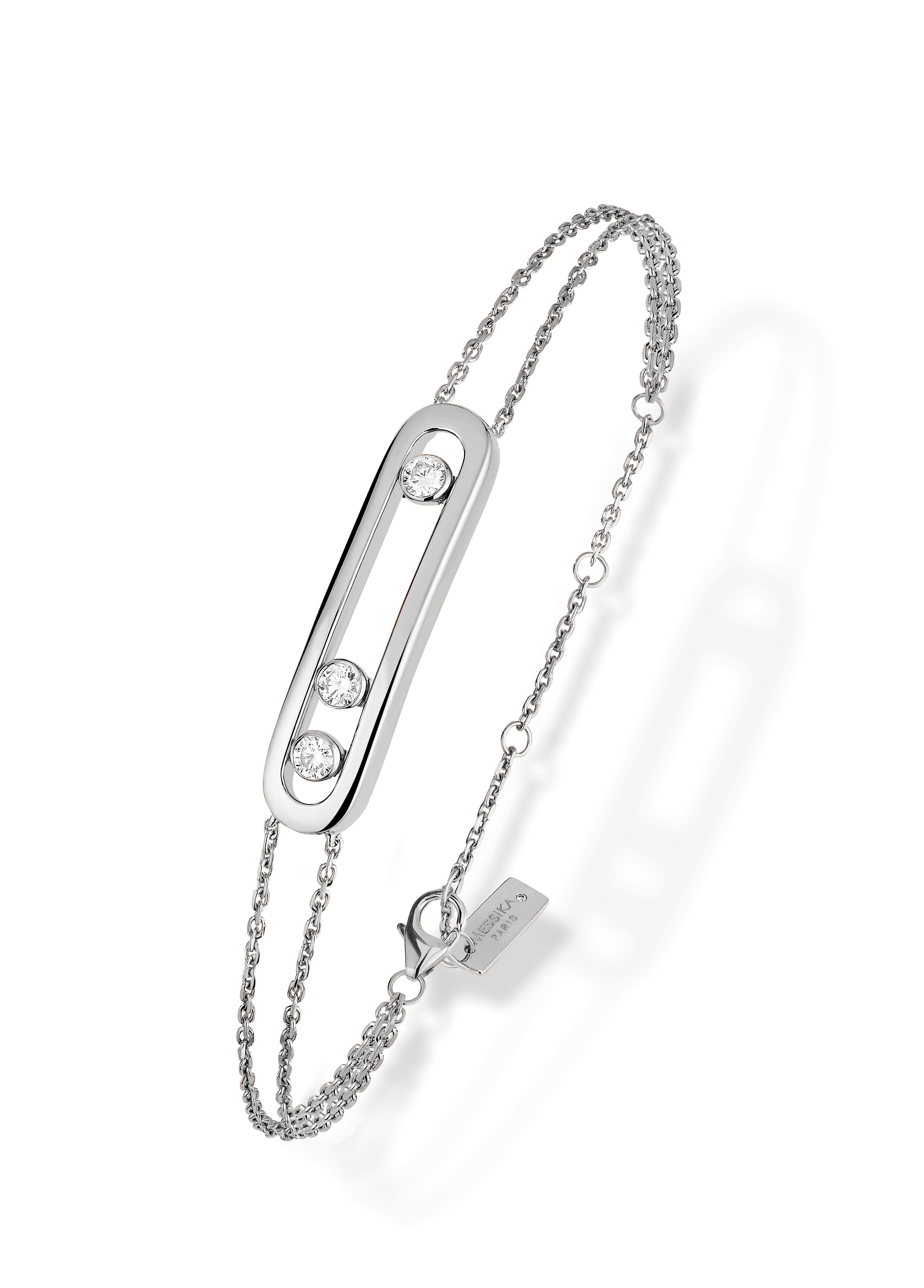 Bracelet Diamant Or Blanc