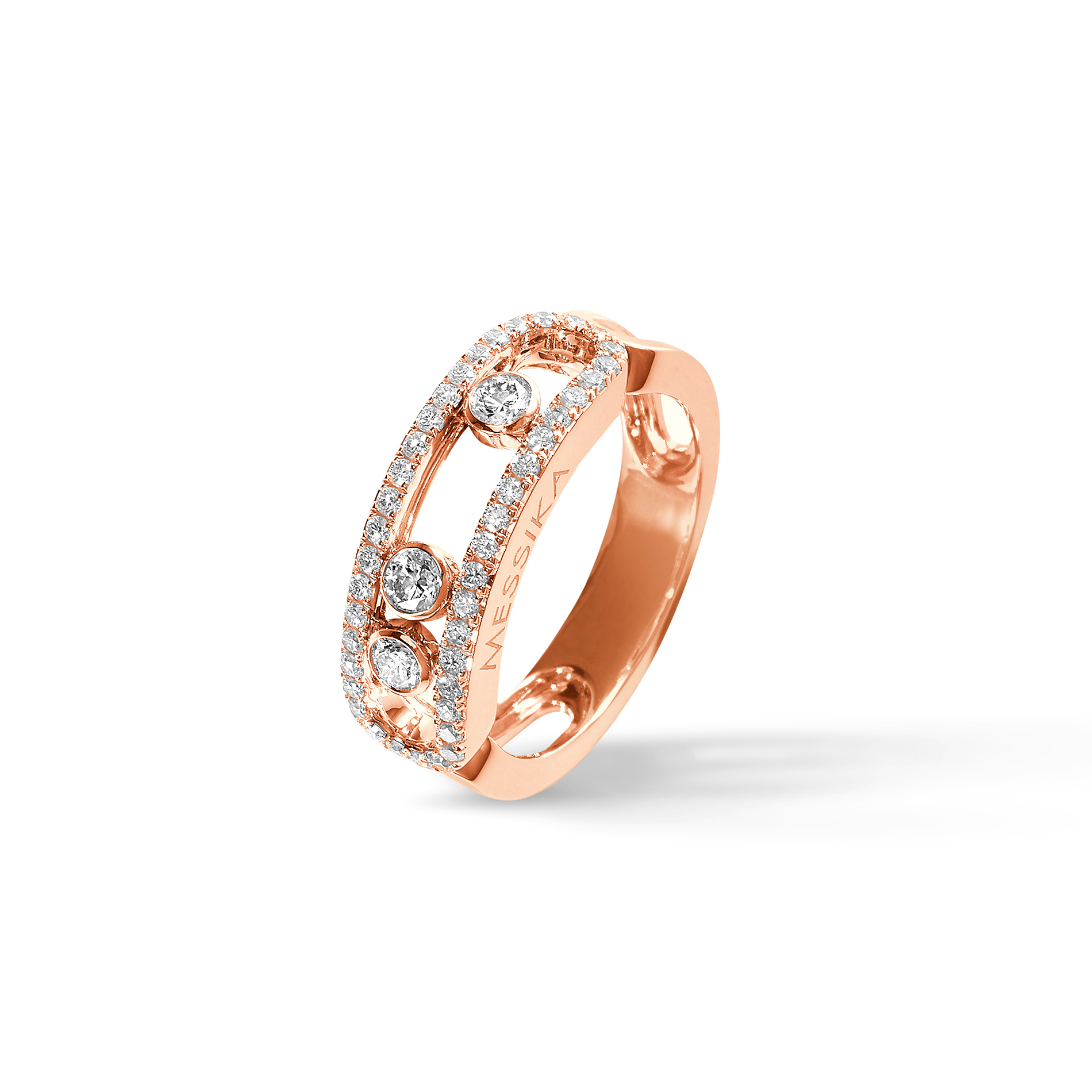 Bague Diamant Or Rose