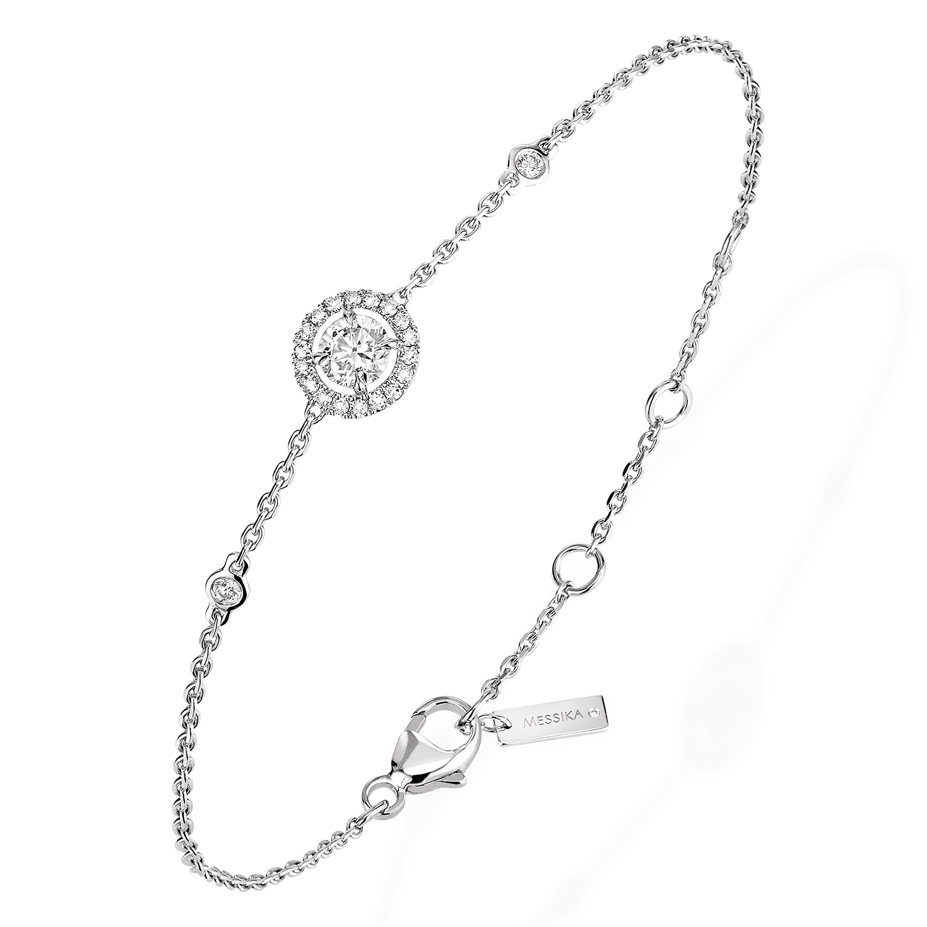 Bracelet Diamant Or Blanc Joy Référence :  04288-WG -1