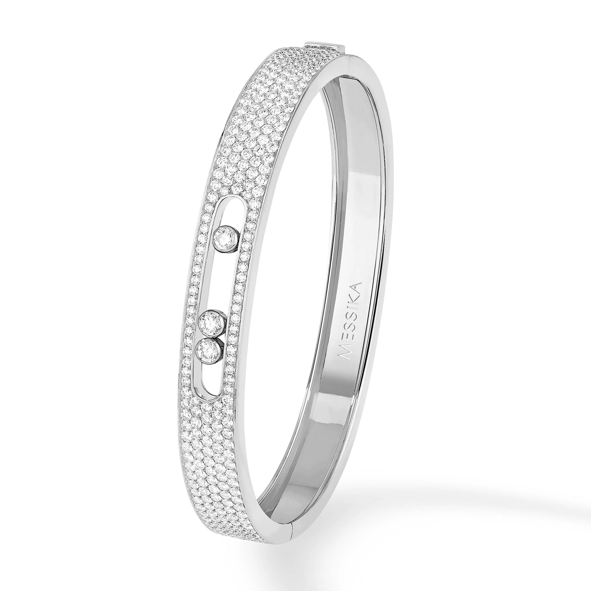 Bracelet Diamant Or Blanc Move Joaillerie Référence :  04699-WG -1