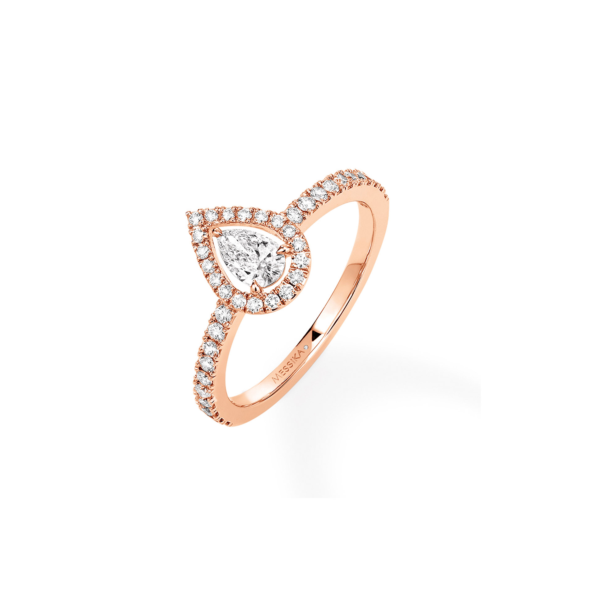 Bague Diamant Or Rose