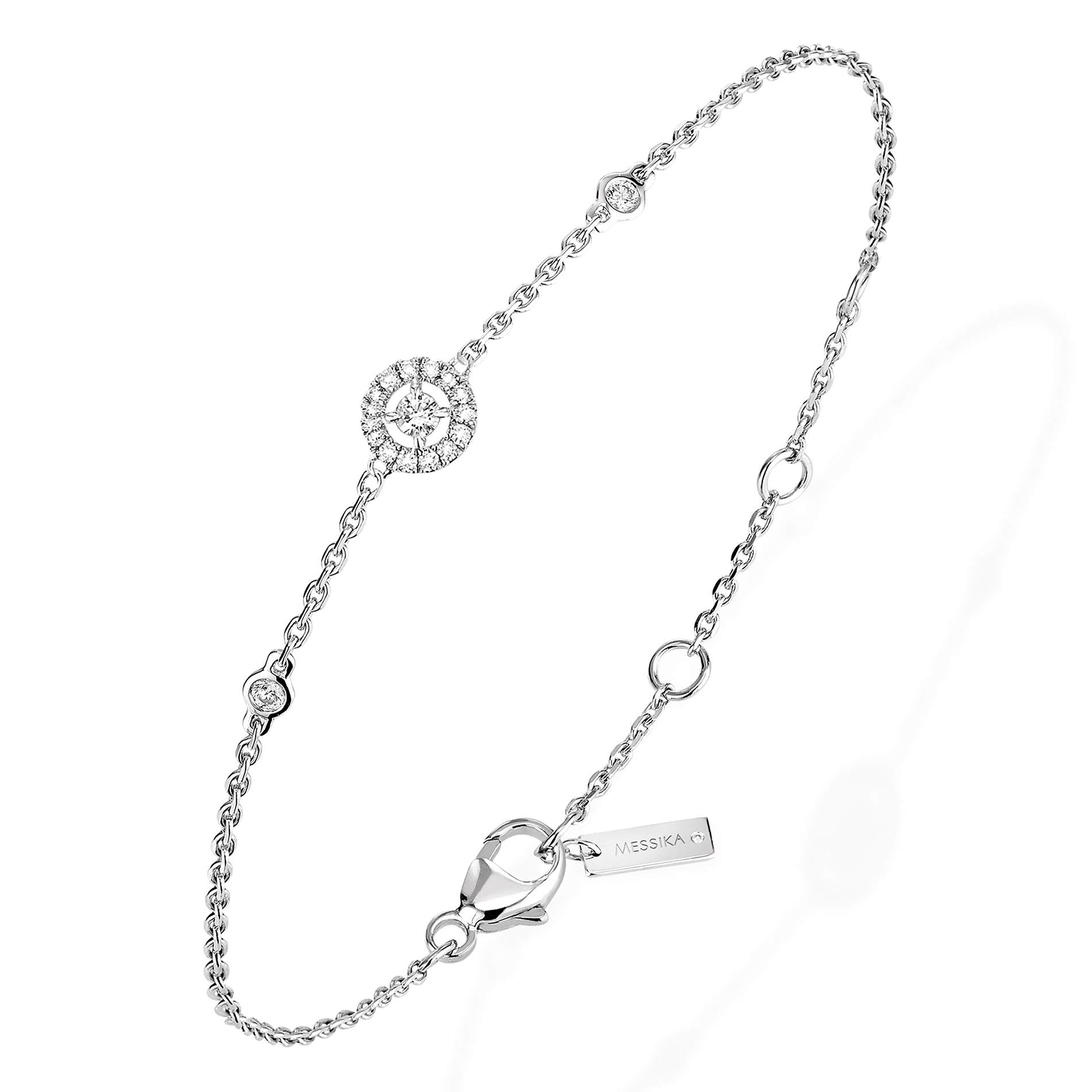 Bracelet Diamant Or Blanc Joy Référence :  05337-WG -1