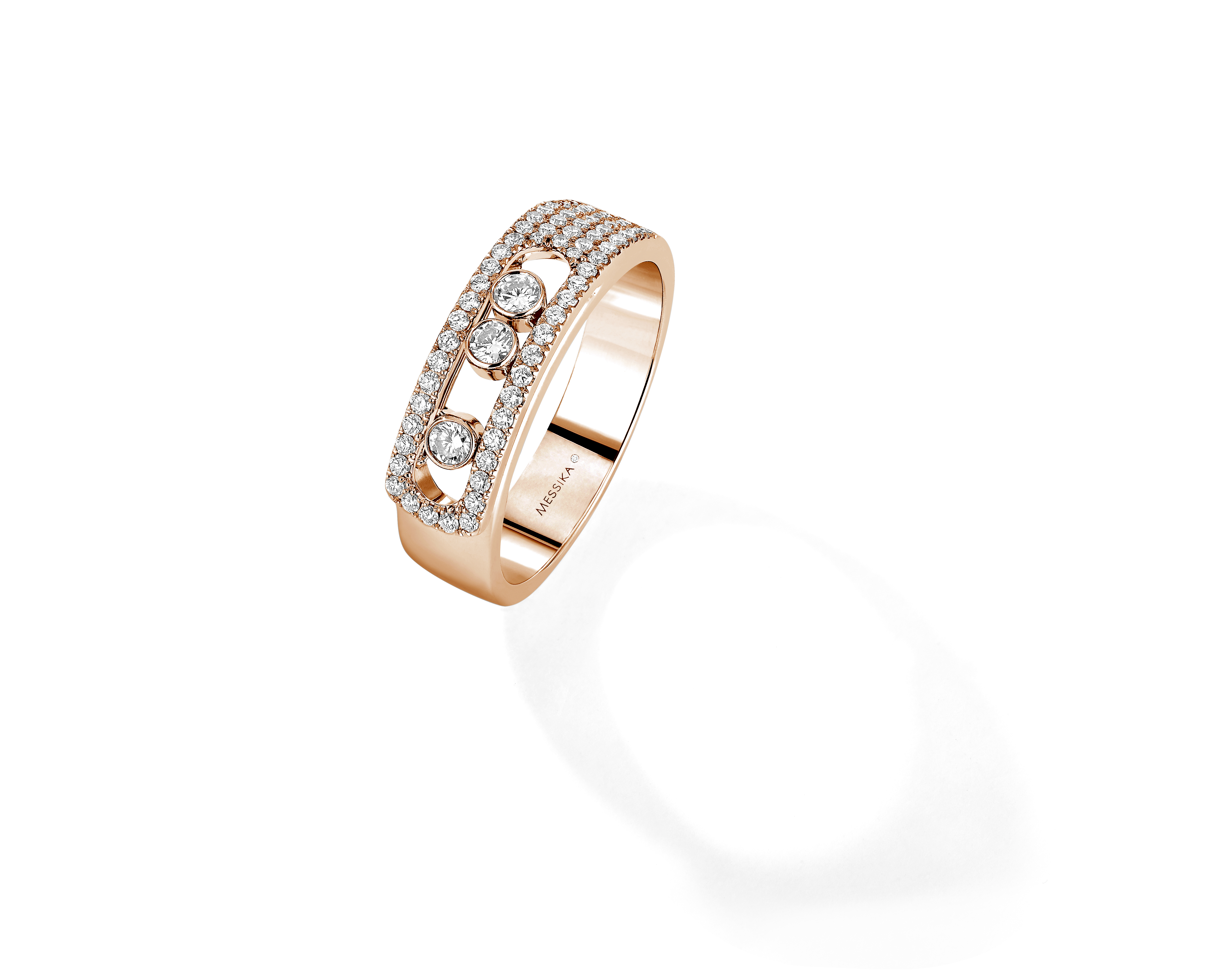 Bague Diamant Or Rose