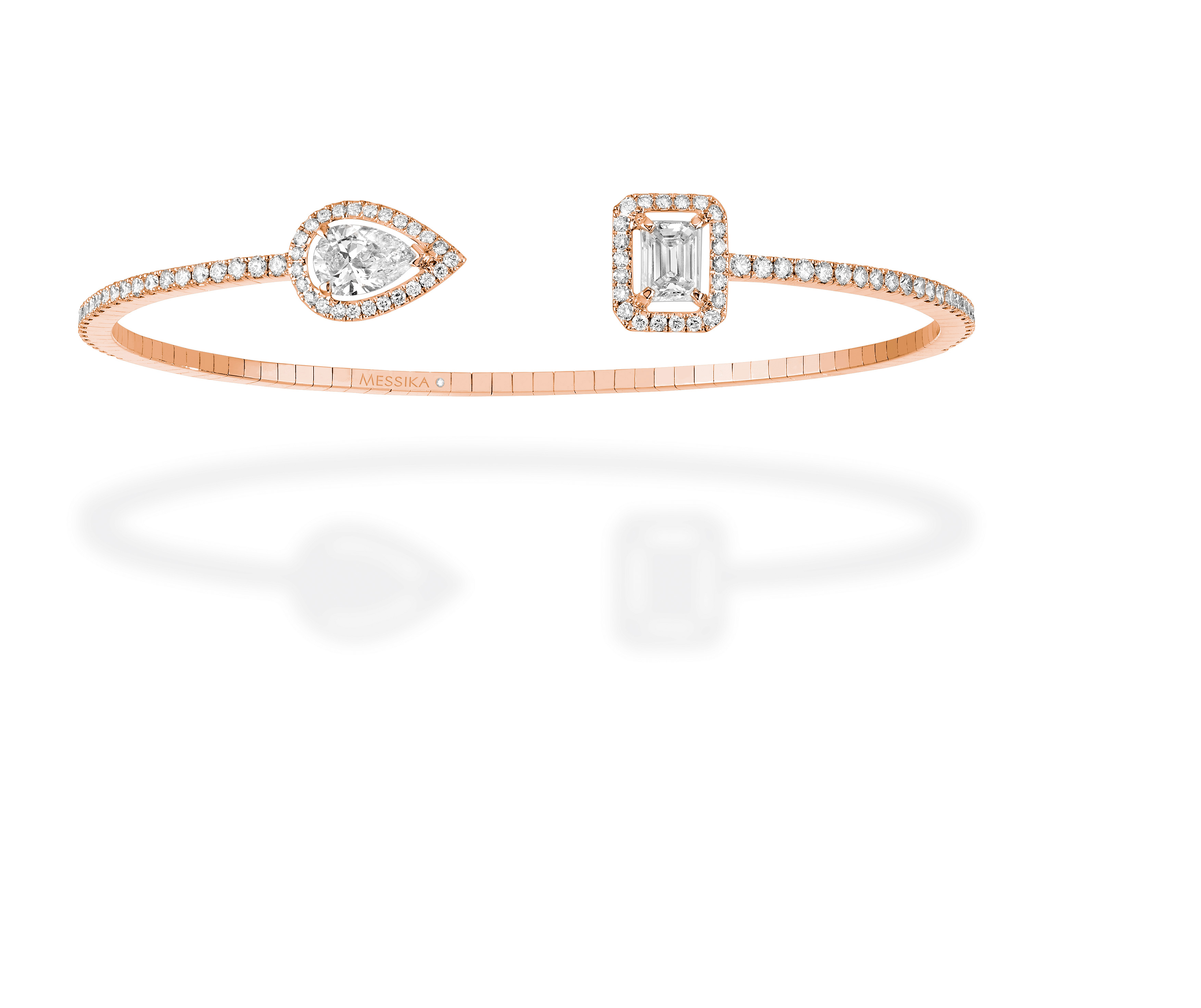 Bracelet Diamant Or Rose  Référence :  06161-PG -1