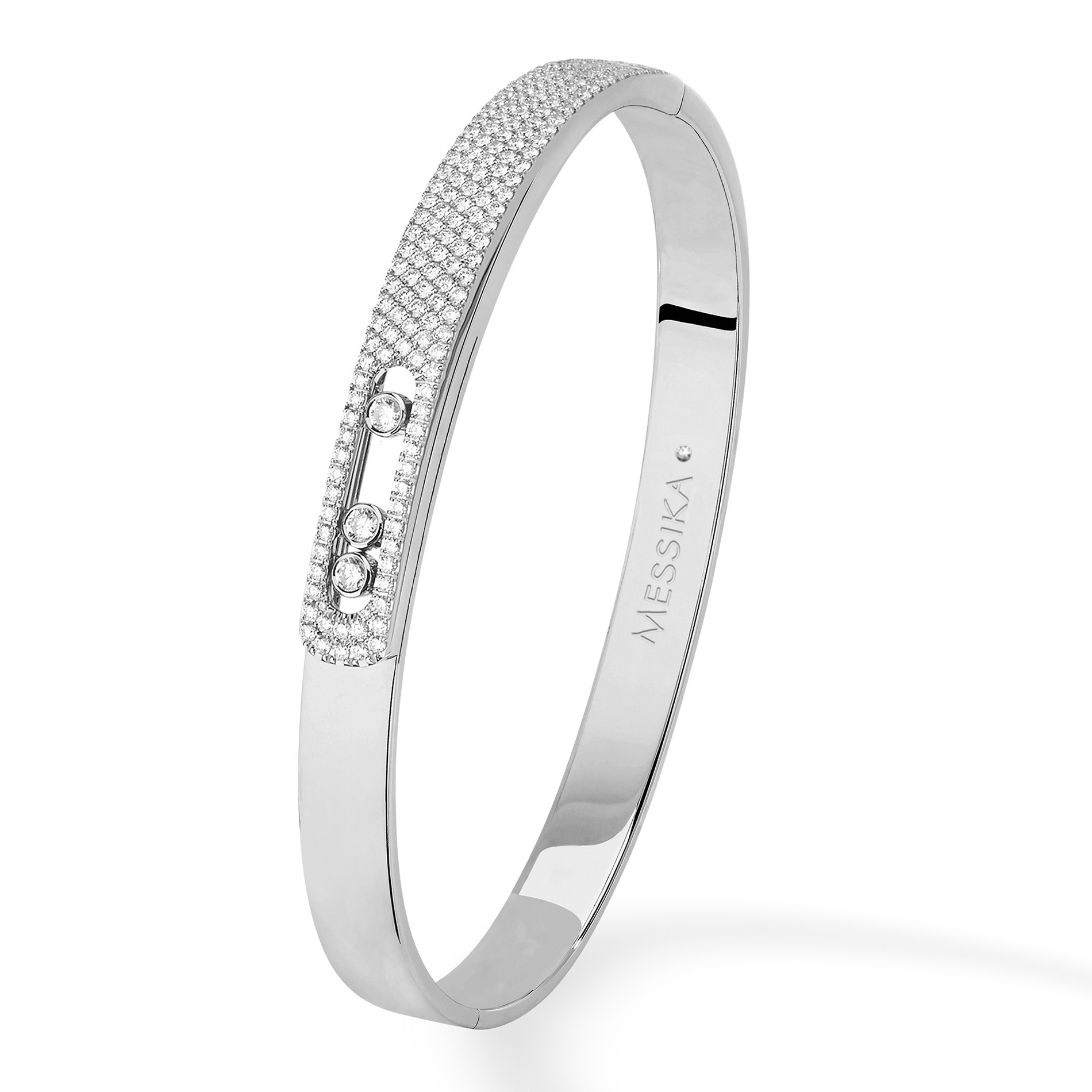 Bracelet Diamant Or Blanc