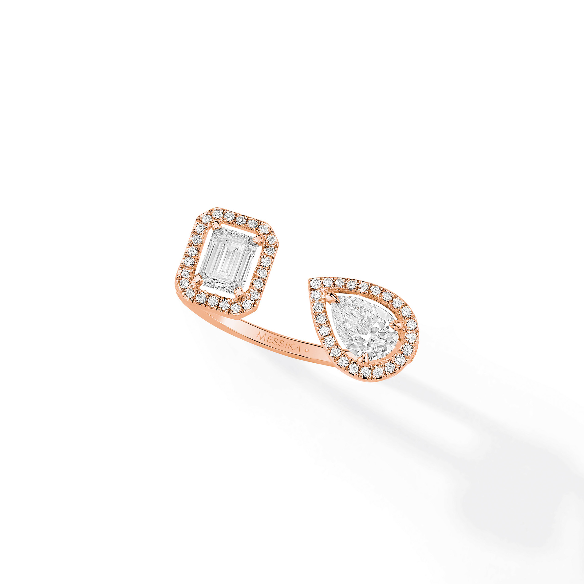 Bague Diamant Or Rose