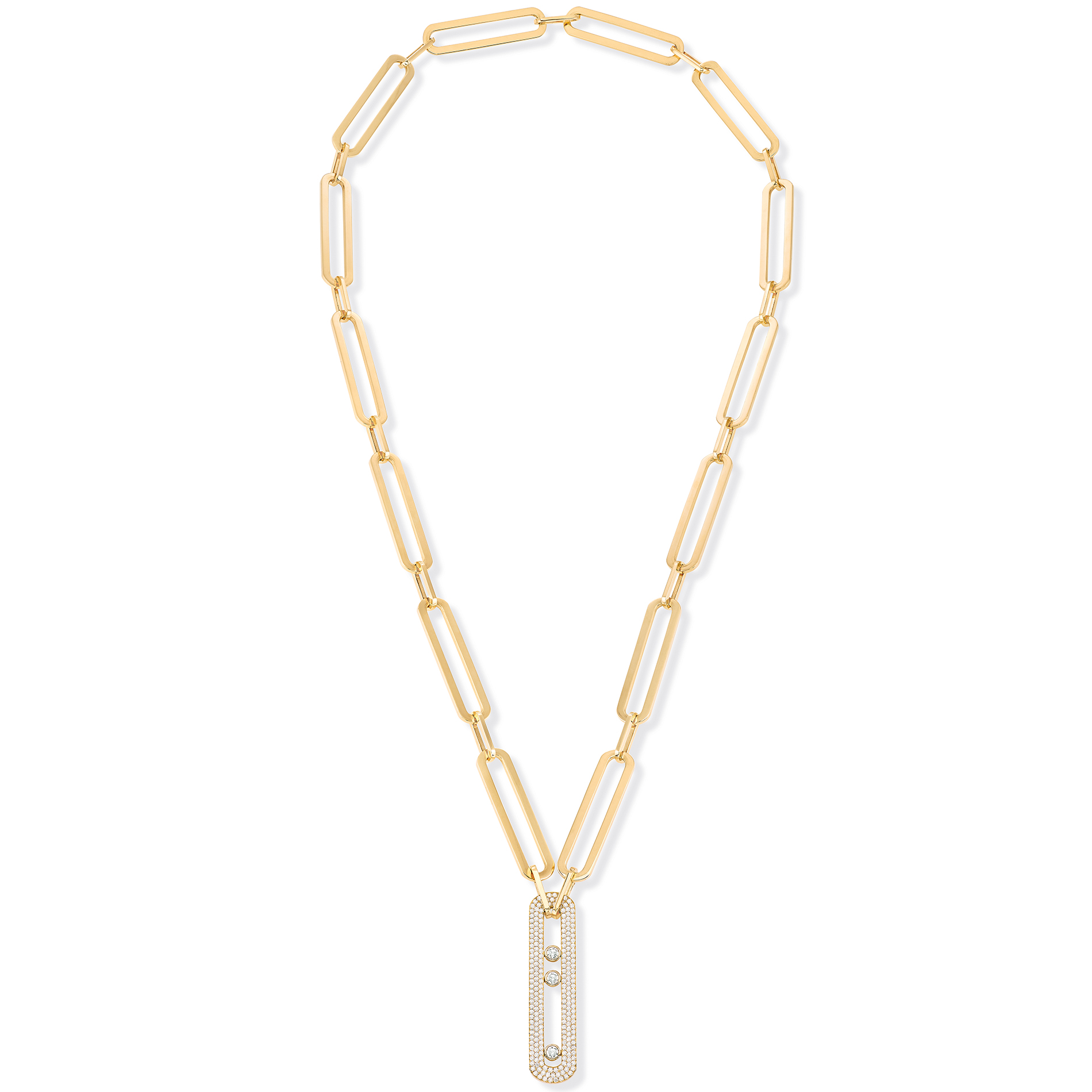 Collier Diamant Or Jaune