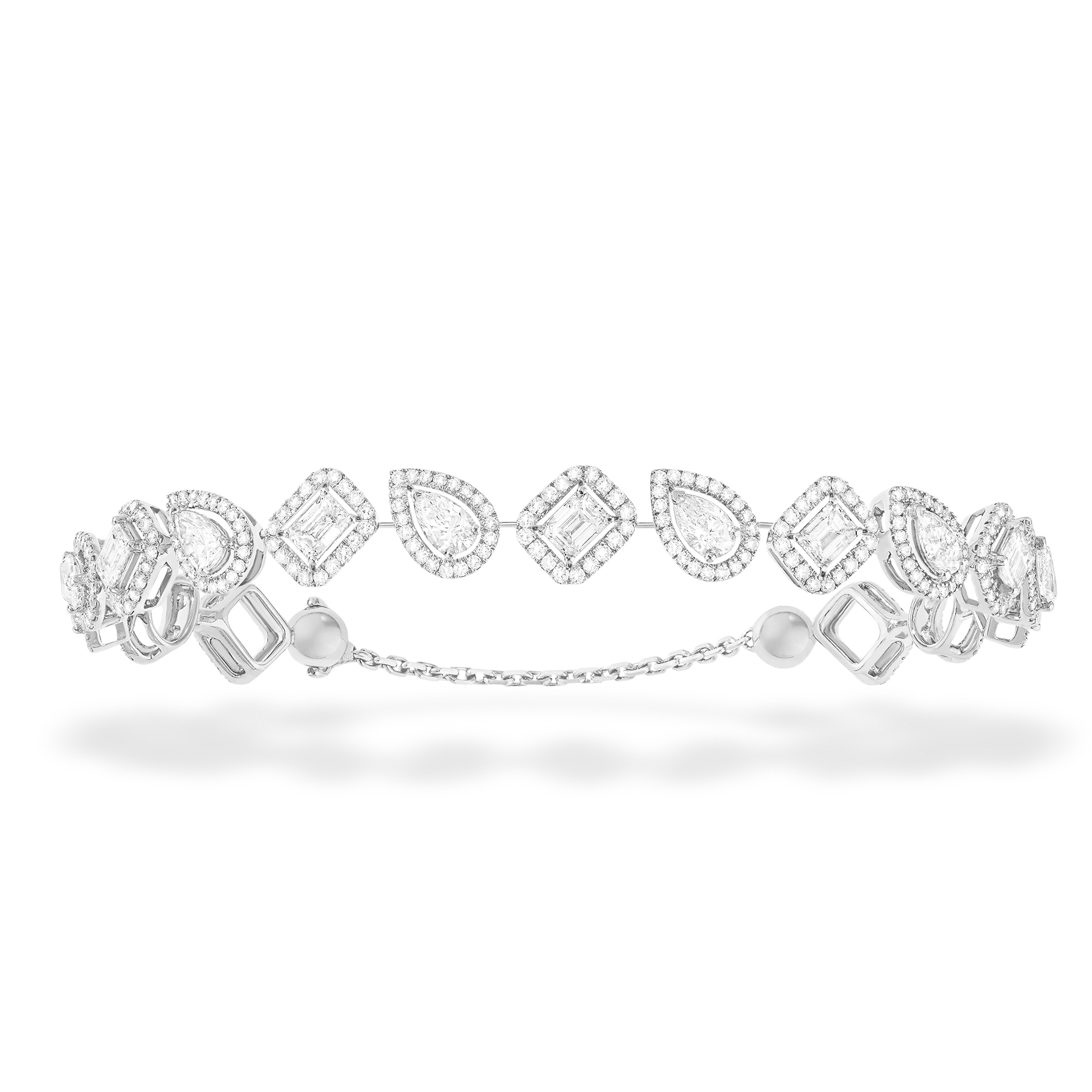 Bracelet Diamant Or Blanc My Twin Skinny Référence :  07102-WG -1