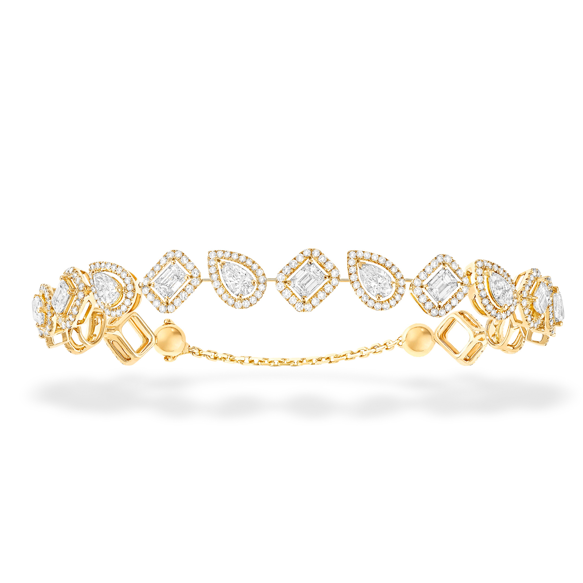 Bracelet Diamant Or Jaune My Twin Skinny Référence :  07102-YG -1