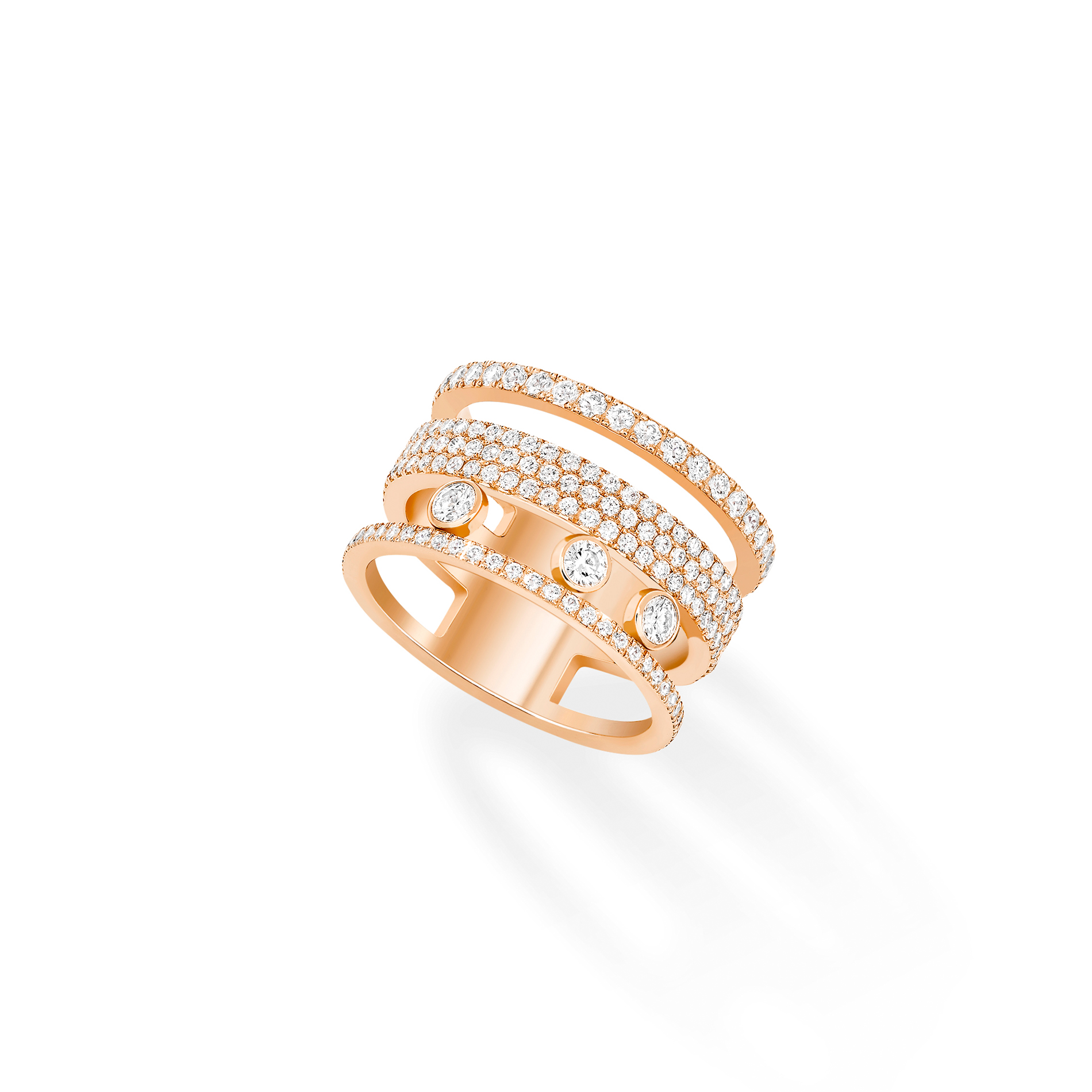 Bague Diamant Or Rose