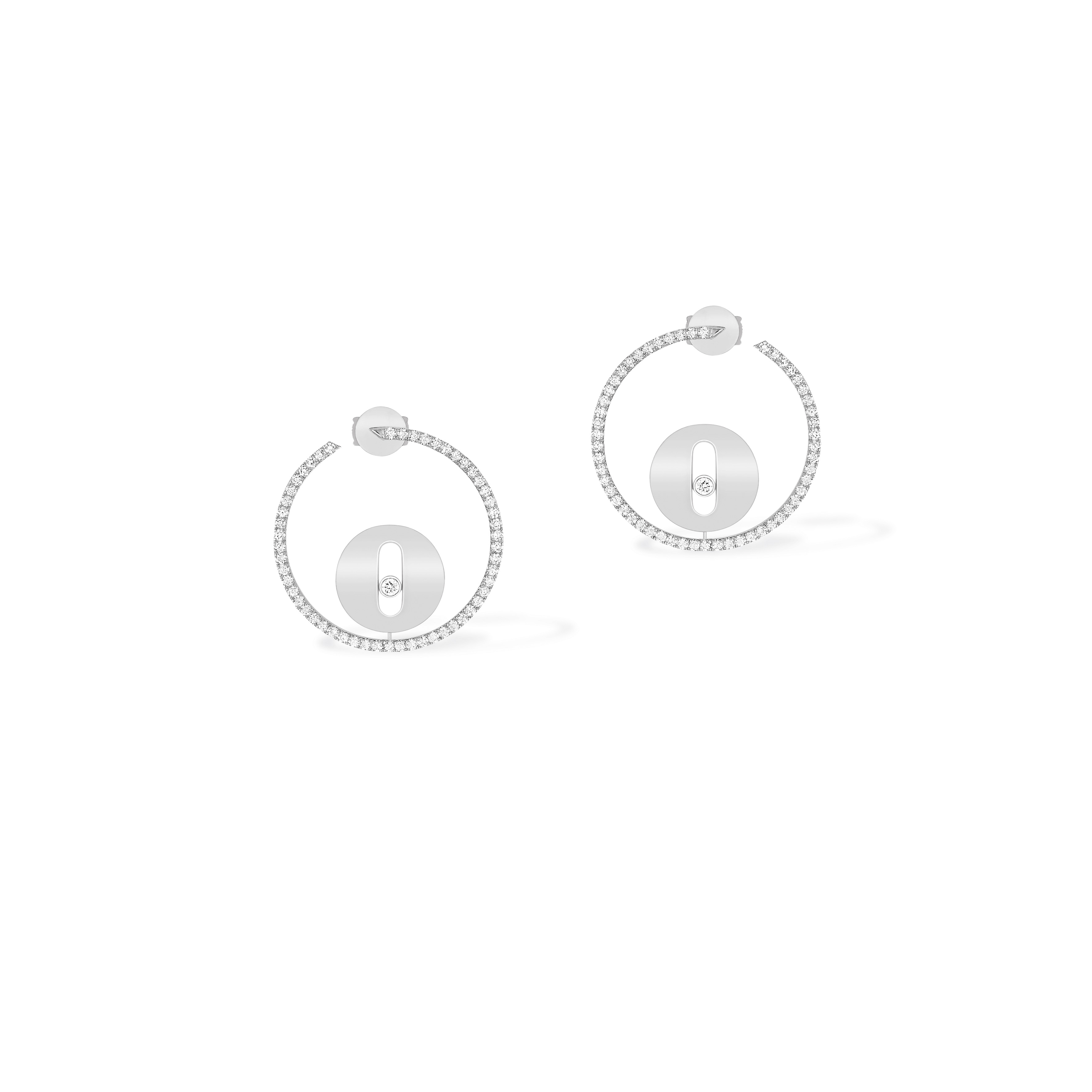 Boucles d'oreilles Diamant Or Blanc