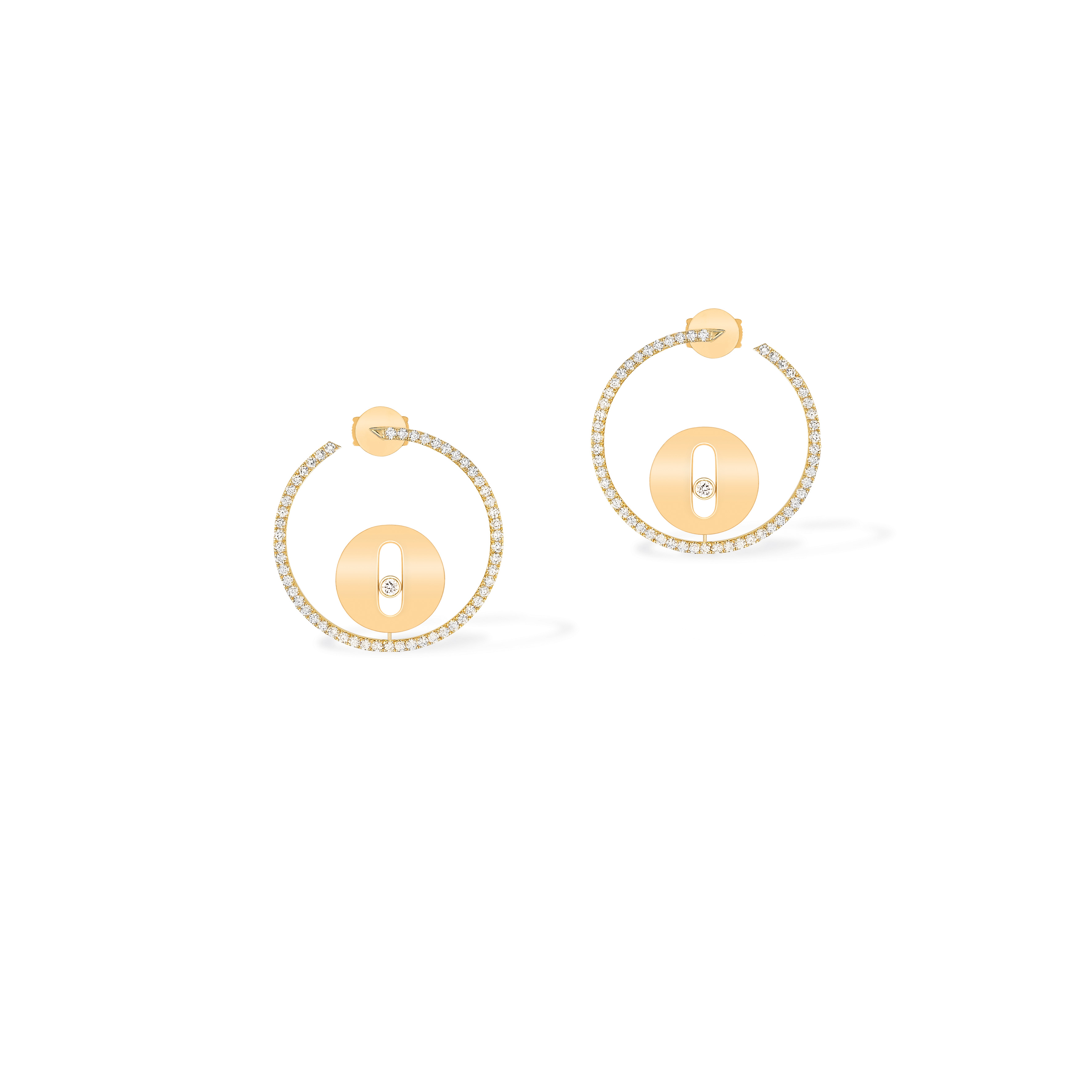 Boucles d'oreilles Diamant Or Jaune