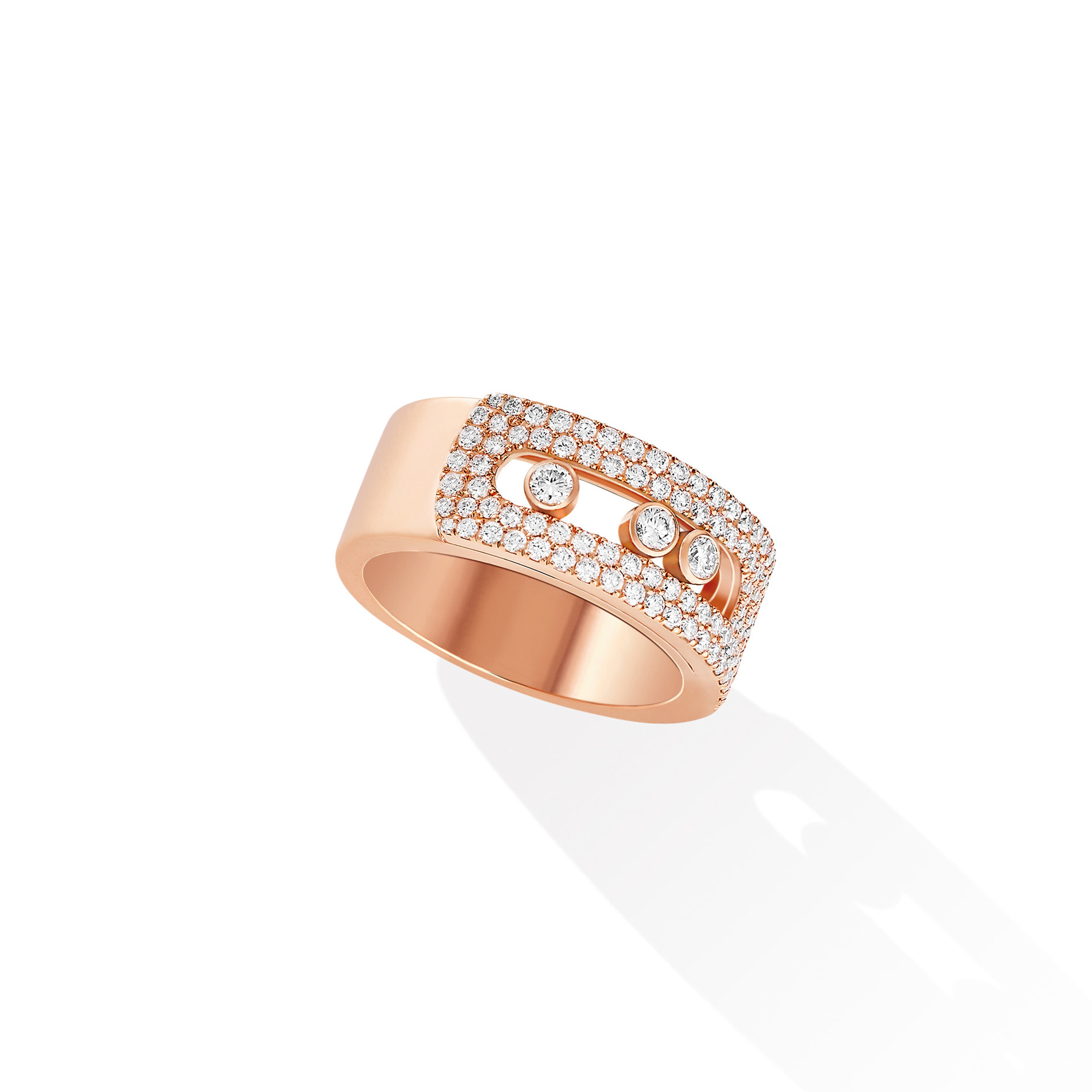 Bague Diamant Or Rose