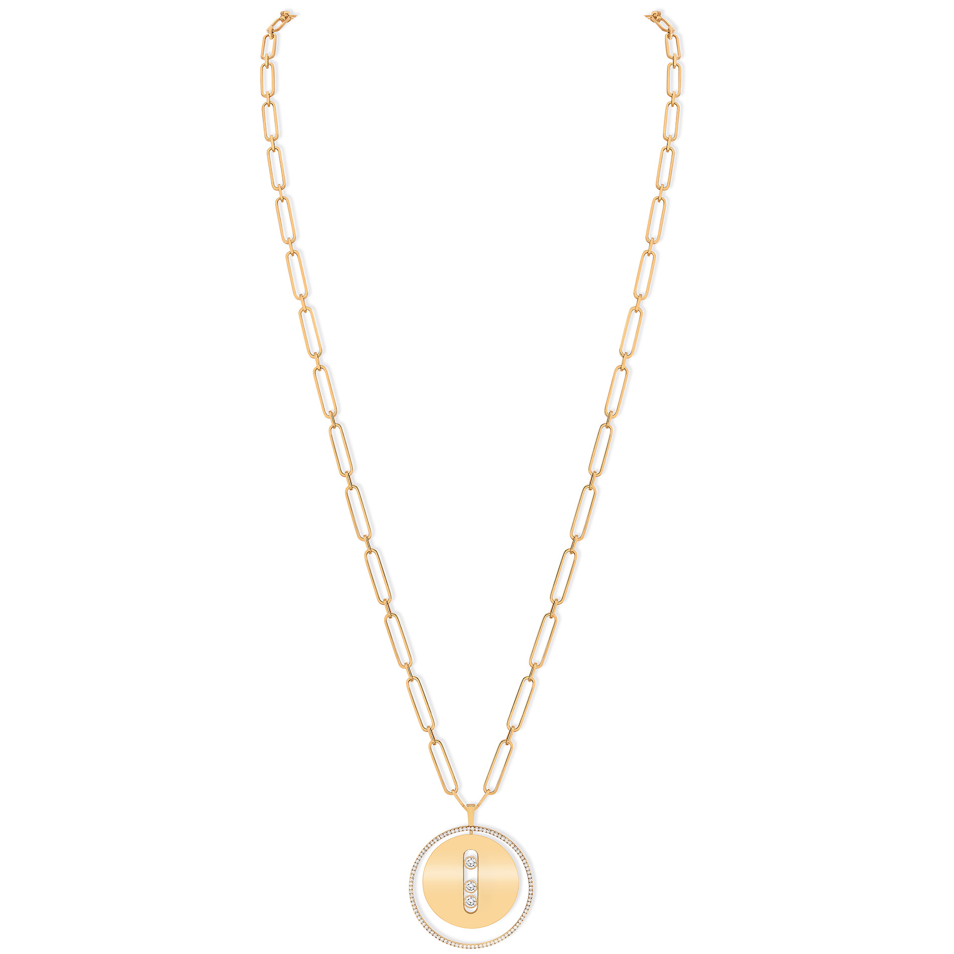 Collier Diamant Or Jaune