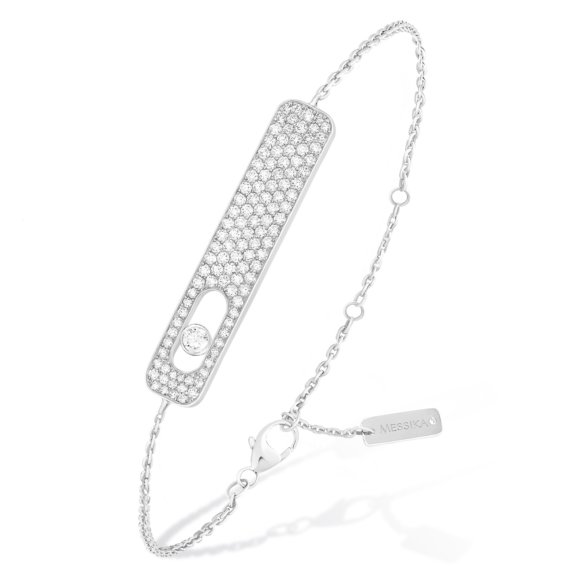 Bracelet Diamant Or Blanc My First Diamond Référence :  10809-WG -1