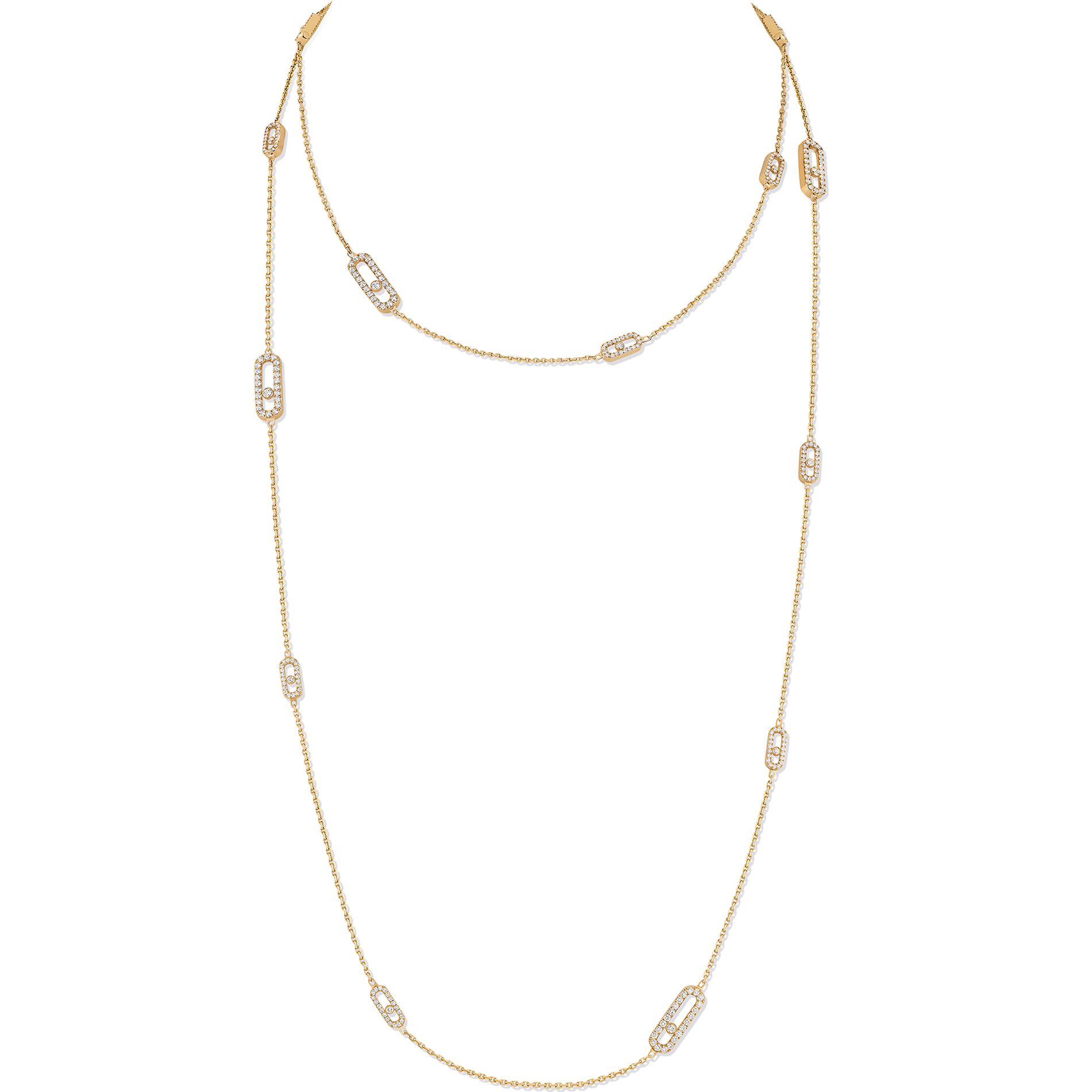 Collier Diamant Or Jaune