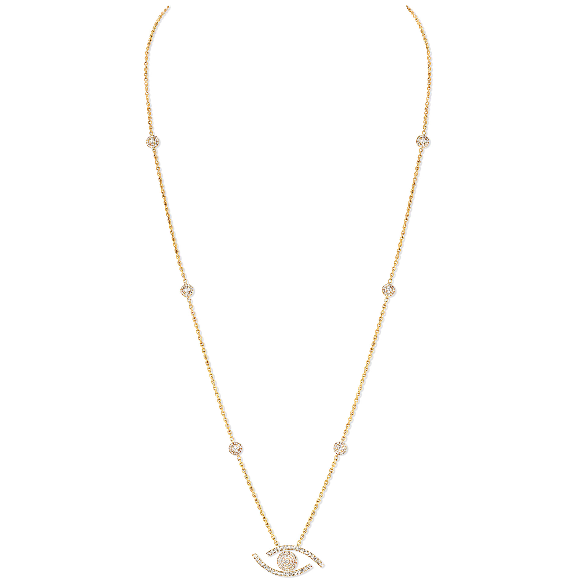 Collier Diamant Or Jaune