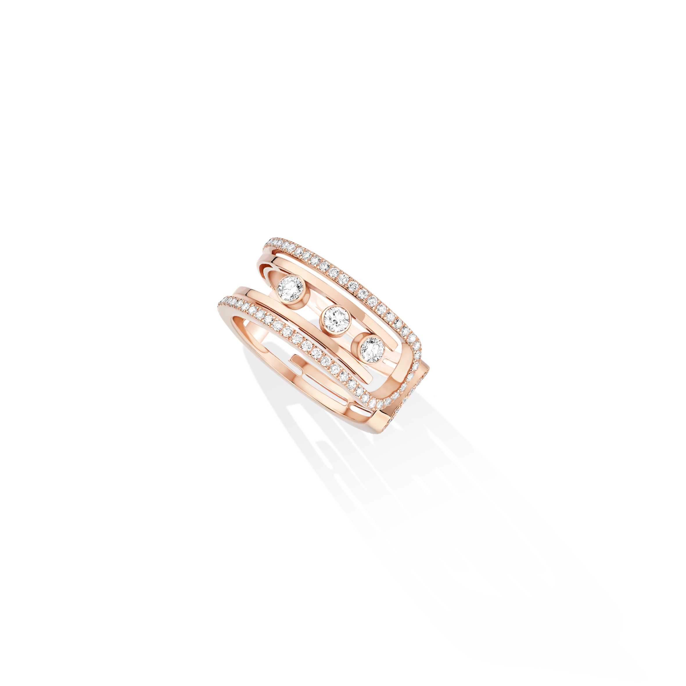 Bague Diamant Or Rose