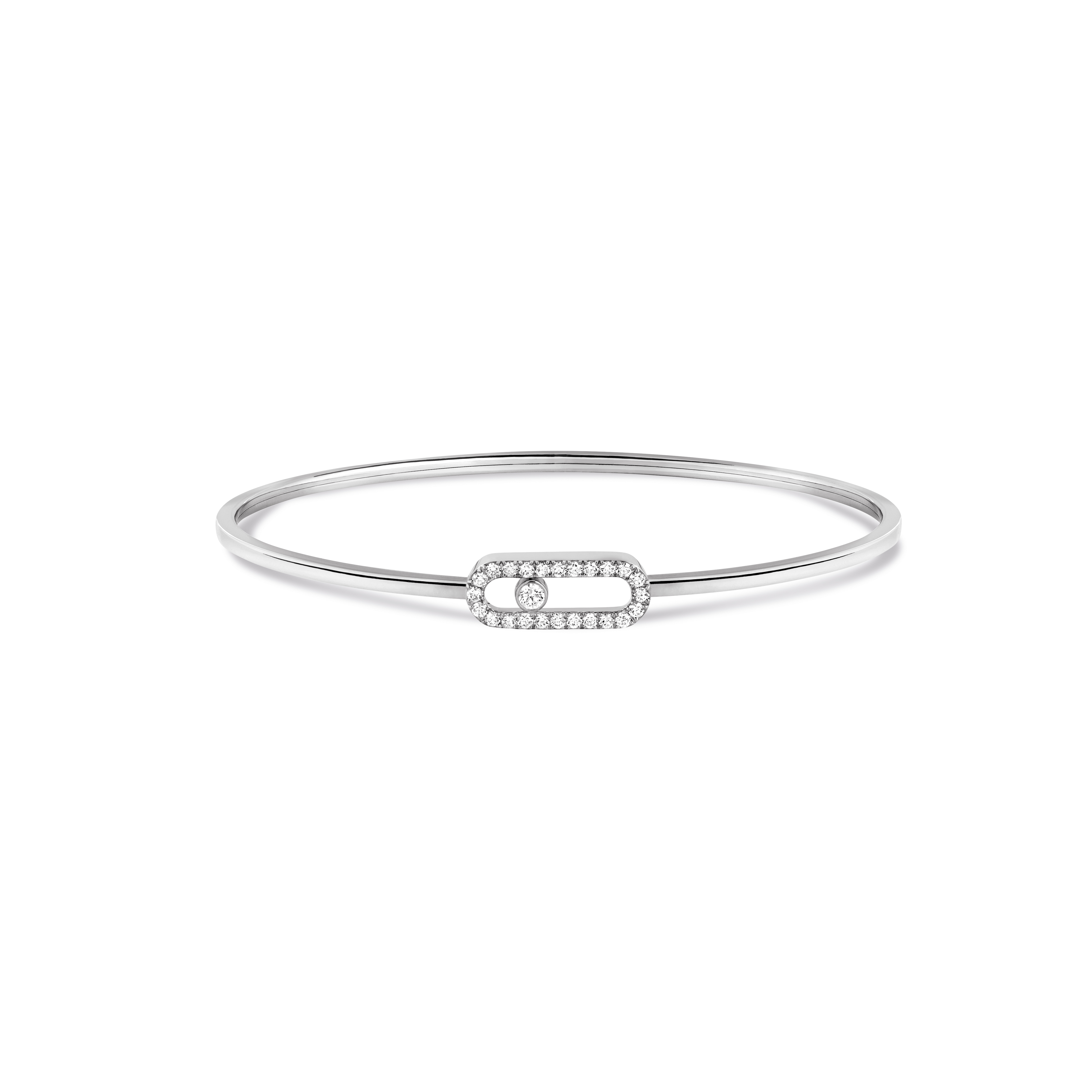 Bracelet Diamant Or Blanc Move Uno Référence :  12057-WG -1