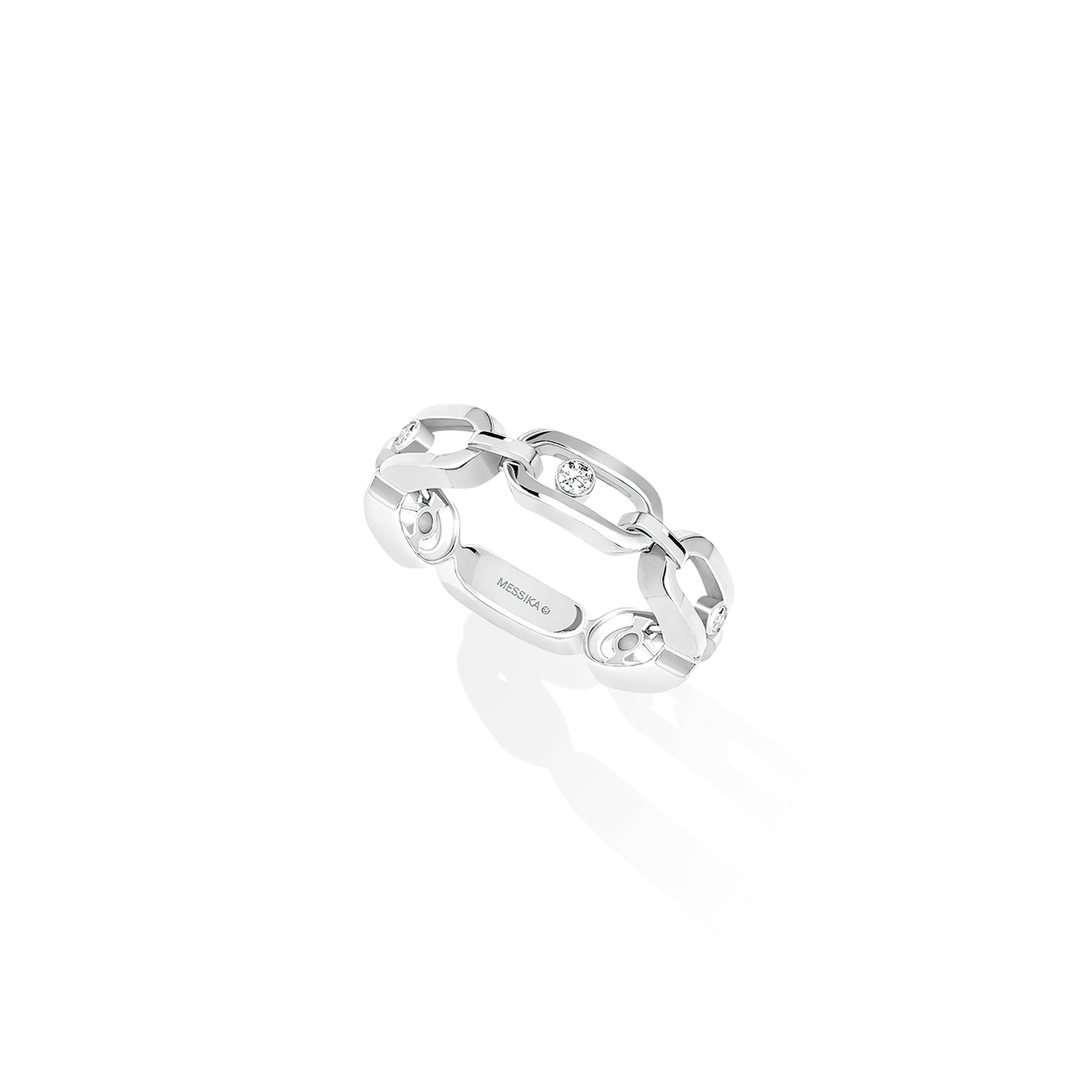 Bague Move Link Multi Diamant Or Blanc