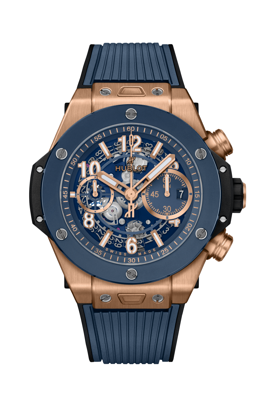 Unico King Gold Blue Ceramic 44MM