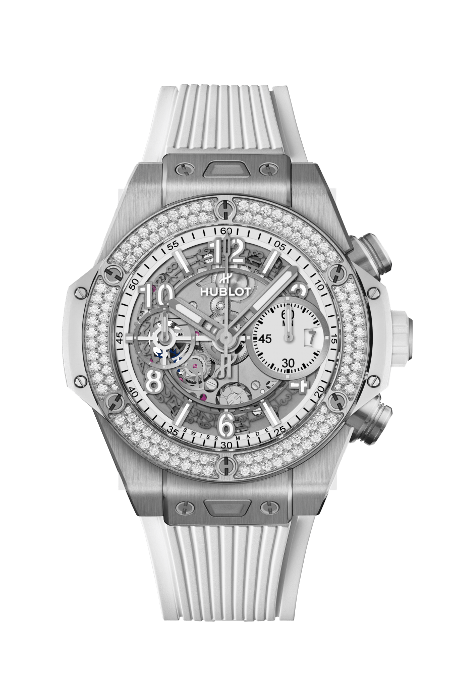 Unico Titanium White Diamonds 42MM