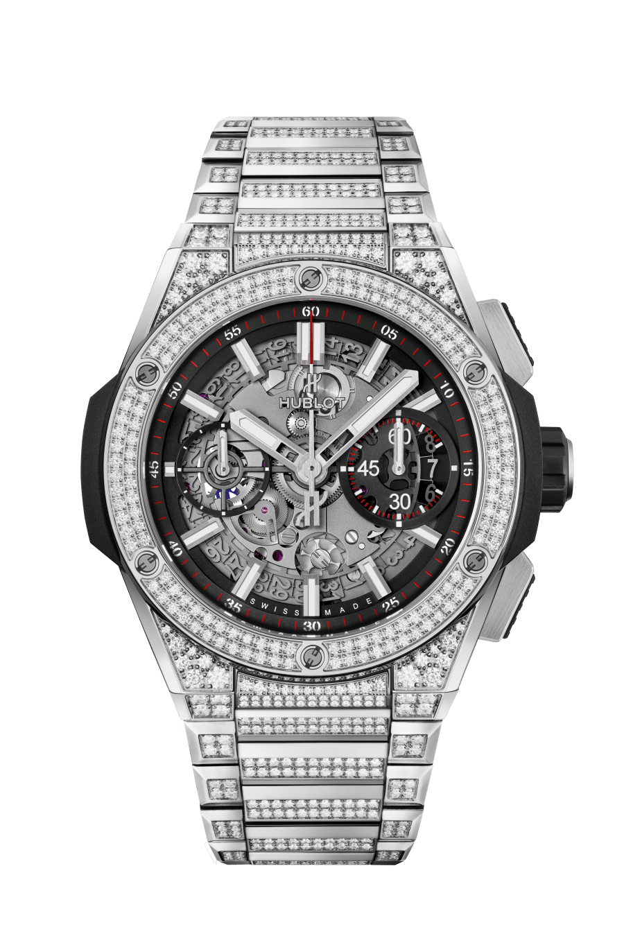 Integral Titanium Pavé 42MM BIG BANG Référence :  451.NX.1170.NX.3704 -1