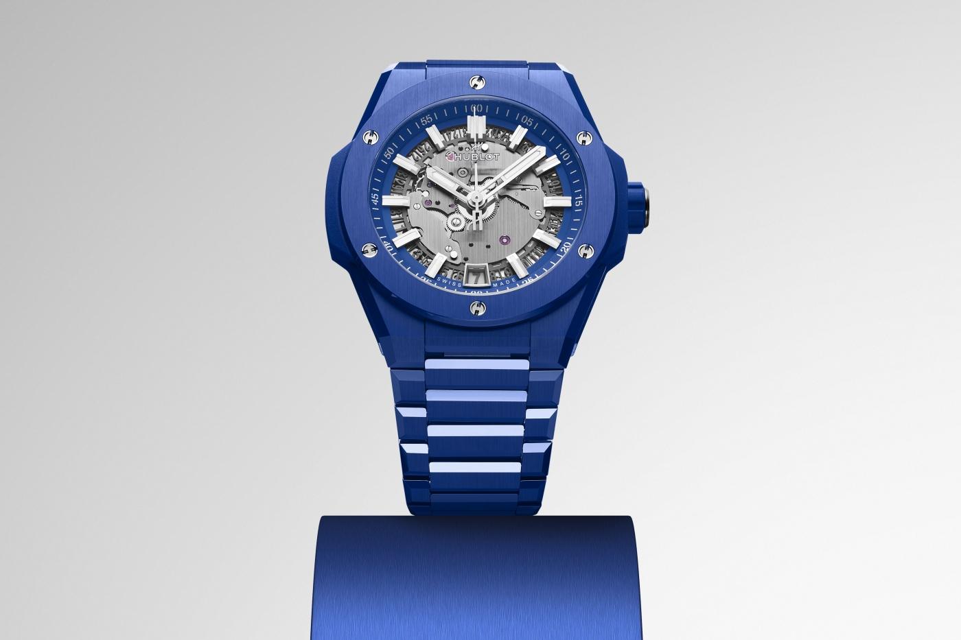 Integrated Time Only Blue Indigo Ceramic 40MM BIG BANG Référence :  456.EX.5129.EX -2