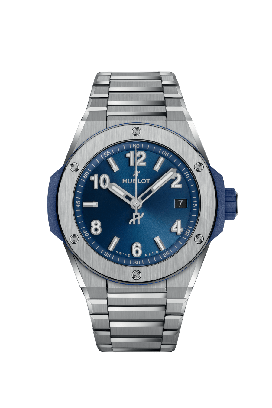 Integrated Time Only Titanium Blue 38MM