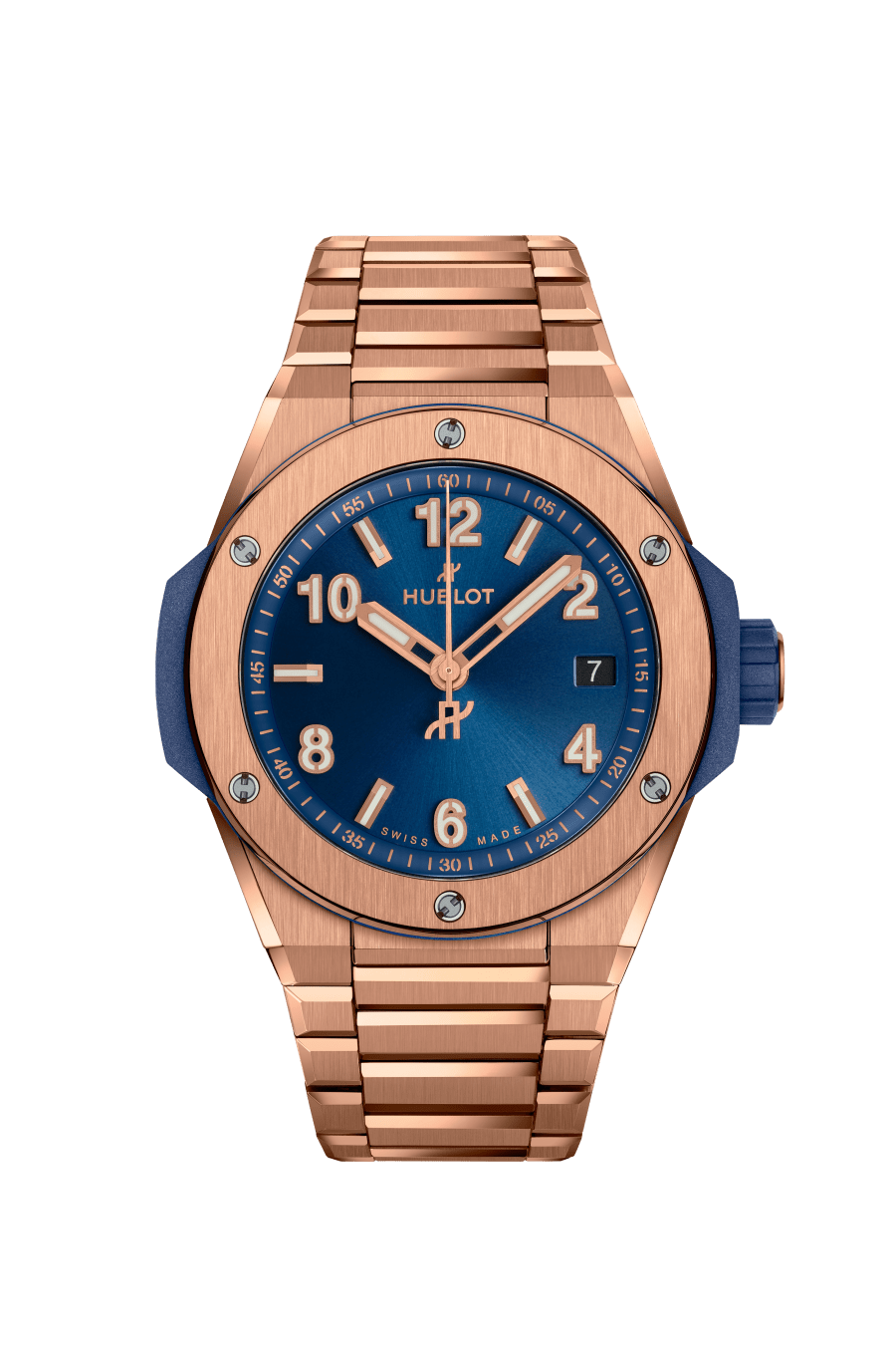 Integrated Time Only King Gold Blue 38MM